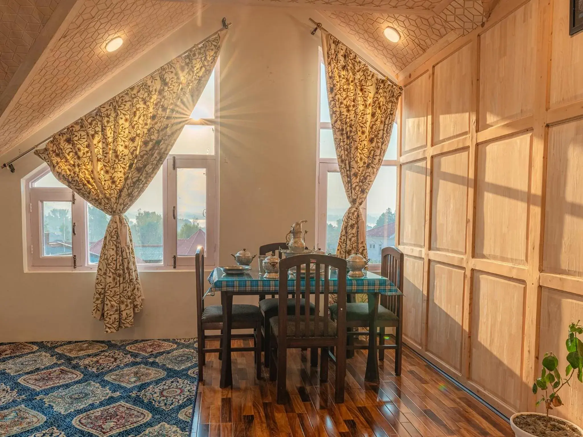 Living room in Moustache Srinagar Living room in Moustache Srinagar