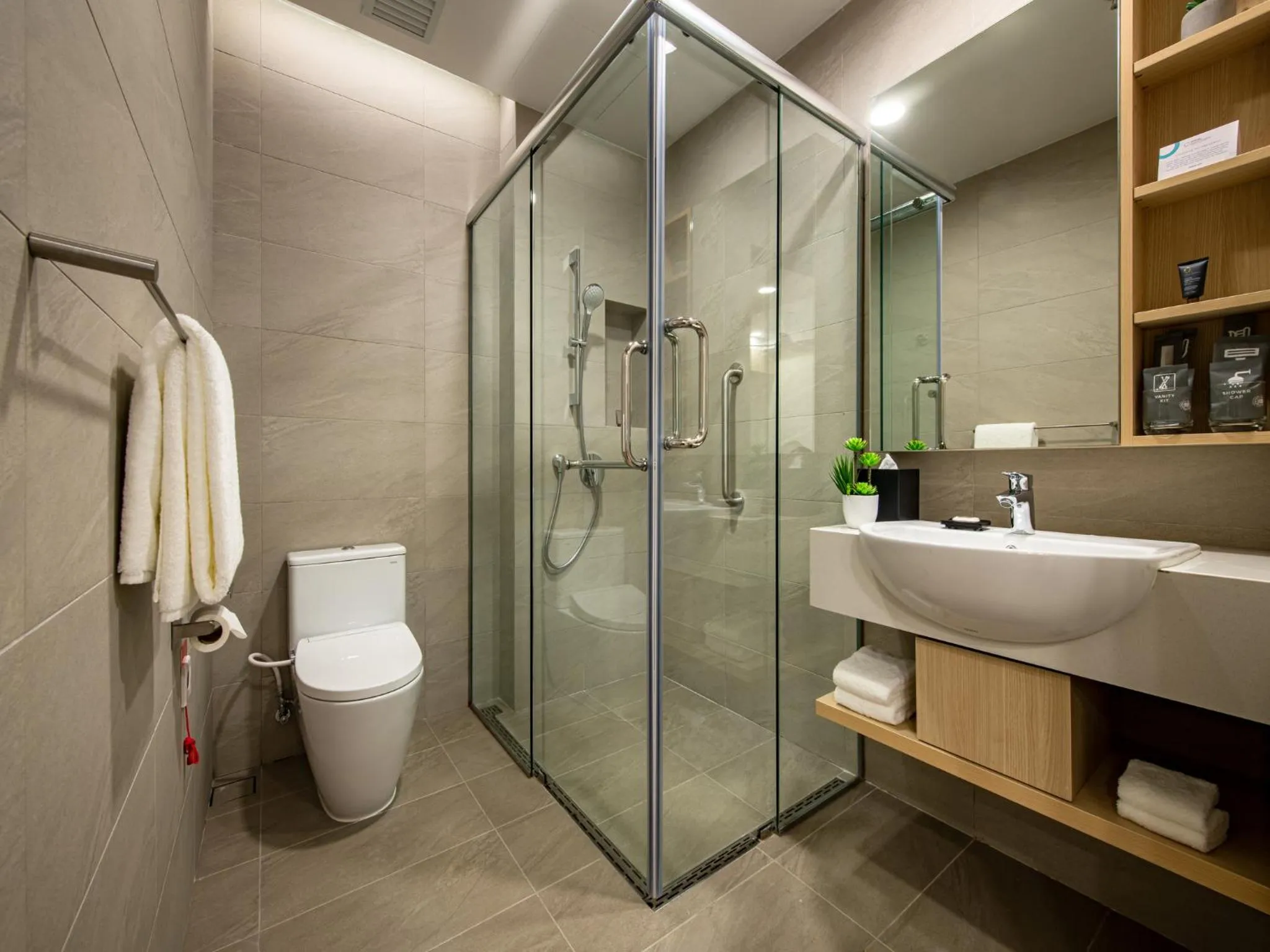 Shower in Sunway Sanctuary - Seniors Hotel & Residences
