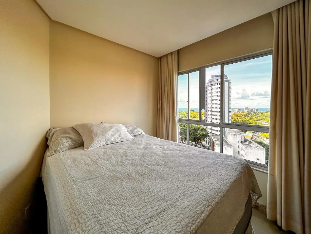 Bed in Apto aconchegante com Wi-fi em Salvador BA