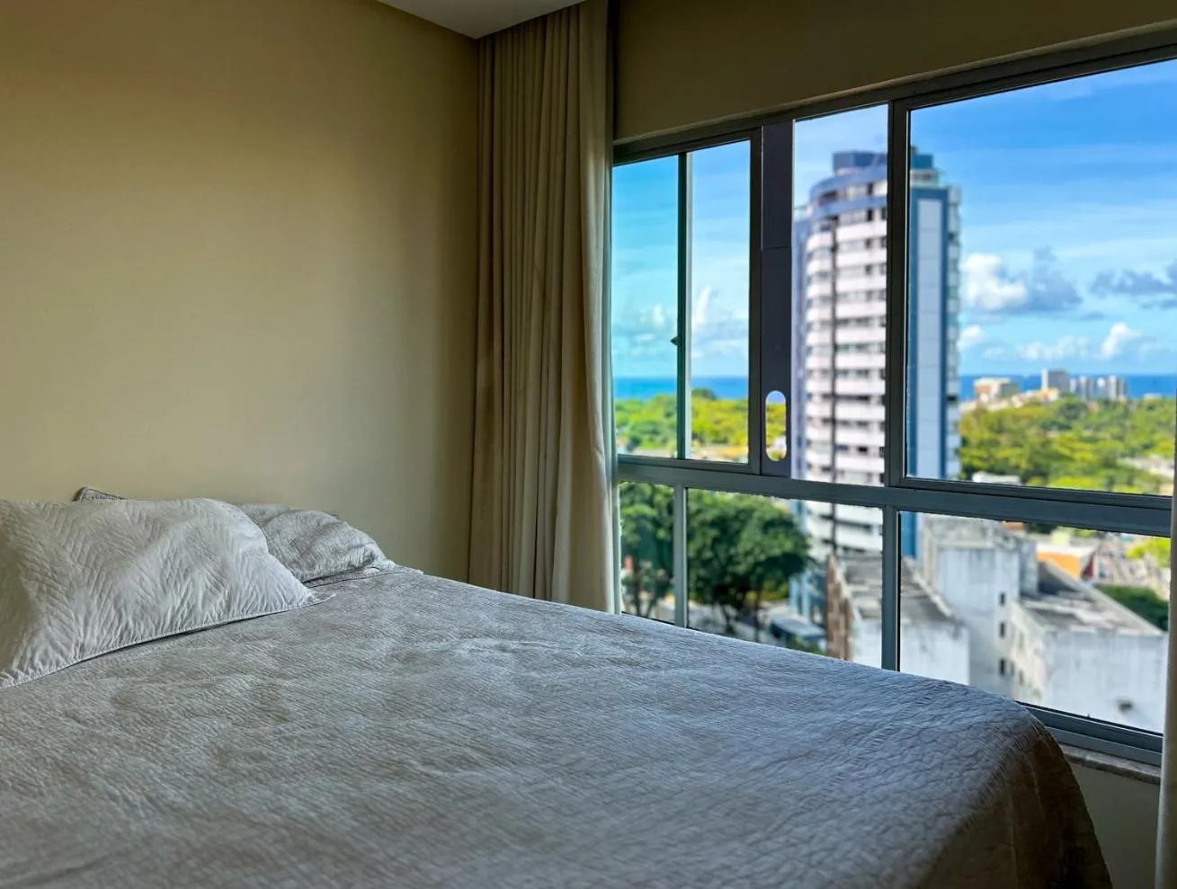 Bed in Apto aconchegante com Wi-fi em Salvador BA