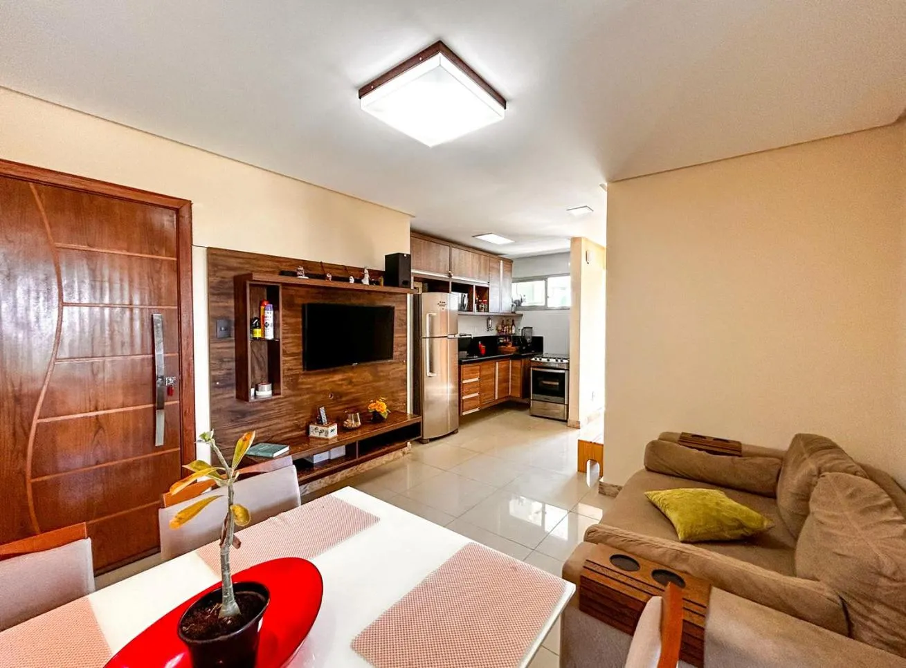 Communal lounge/ TV room in Apto aconchegante com Wi-fi em Salvador BA
