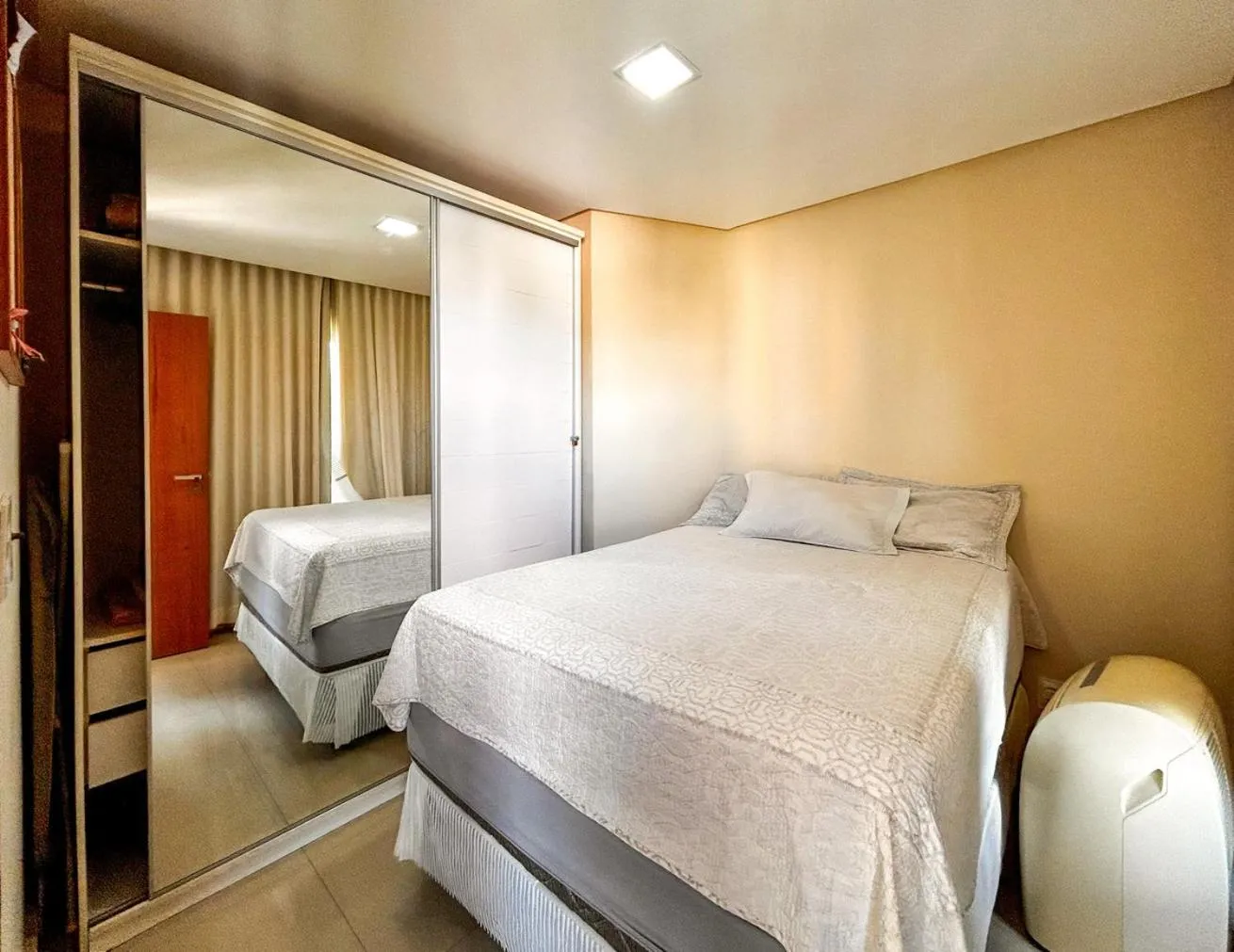 Bed in Apto aconchegante com Wi-fi em Salvador BA