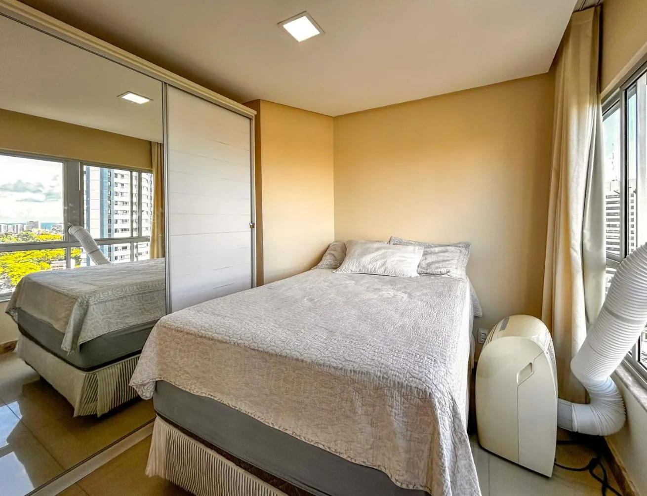 Bed in Apto aconchegante com Wi-fi em Salvador BA