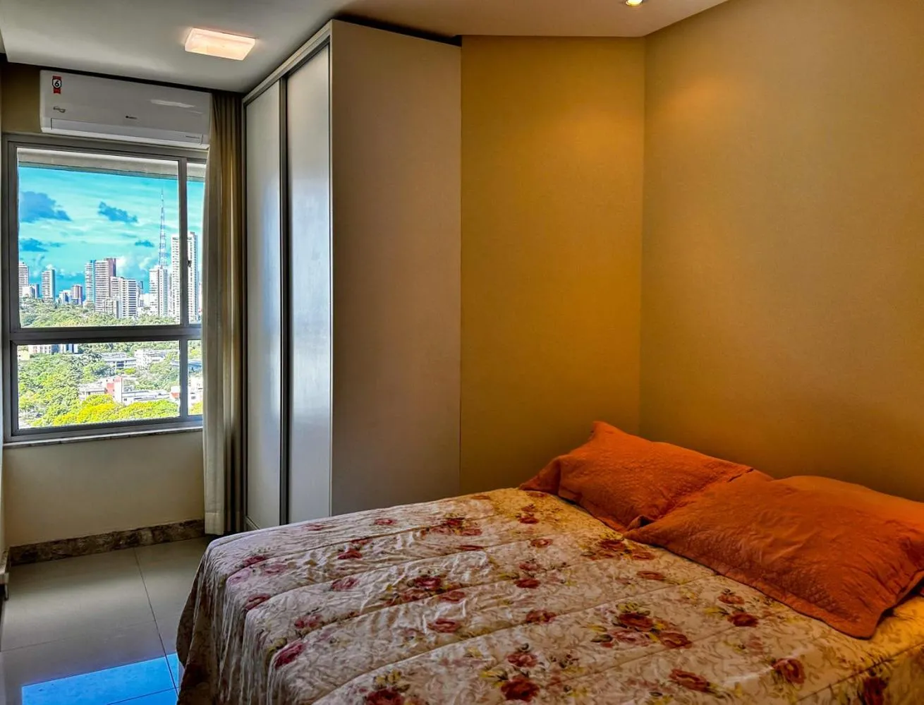 Bed in Apto aconchegante com Wi-fi em Salvador BA