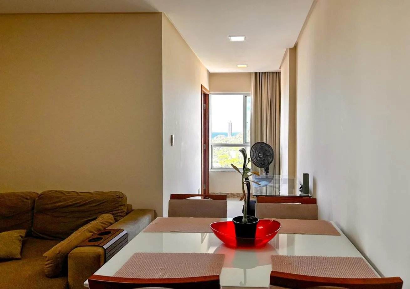 Communal lounge/ TV room in Apto aconchegante com Wi-fi em Salvador BA