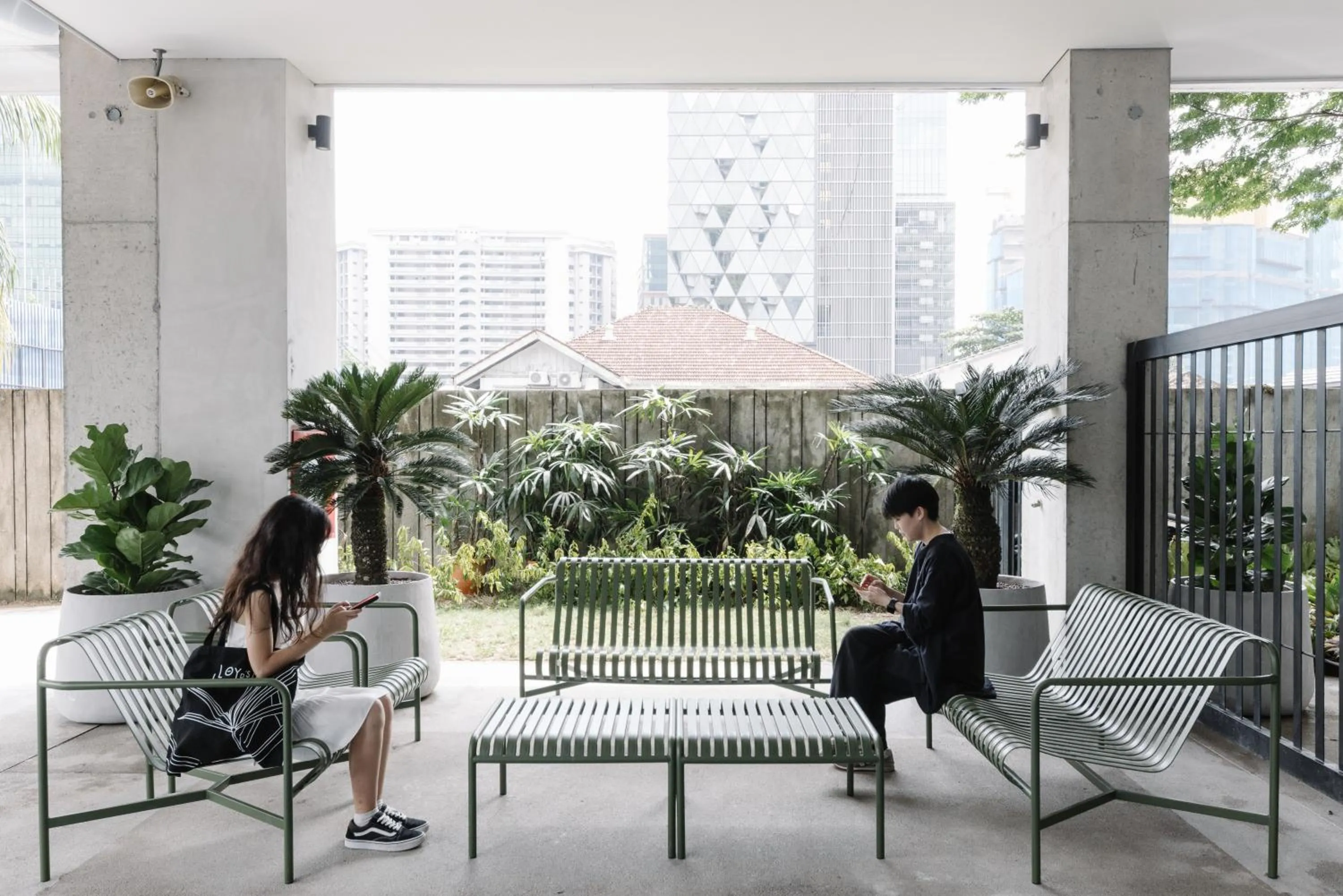 Seating area in Lloyd's Inn Kuala Lumpur