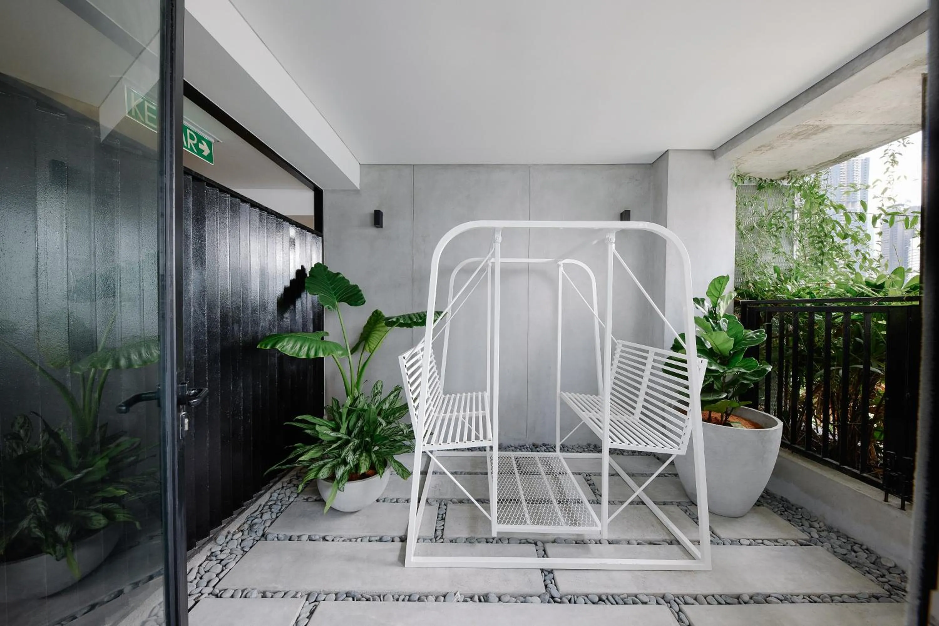 Patio in Lloyd's Inn Kuala Lumpur