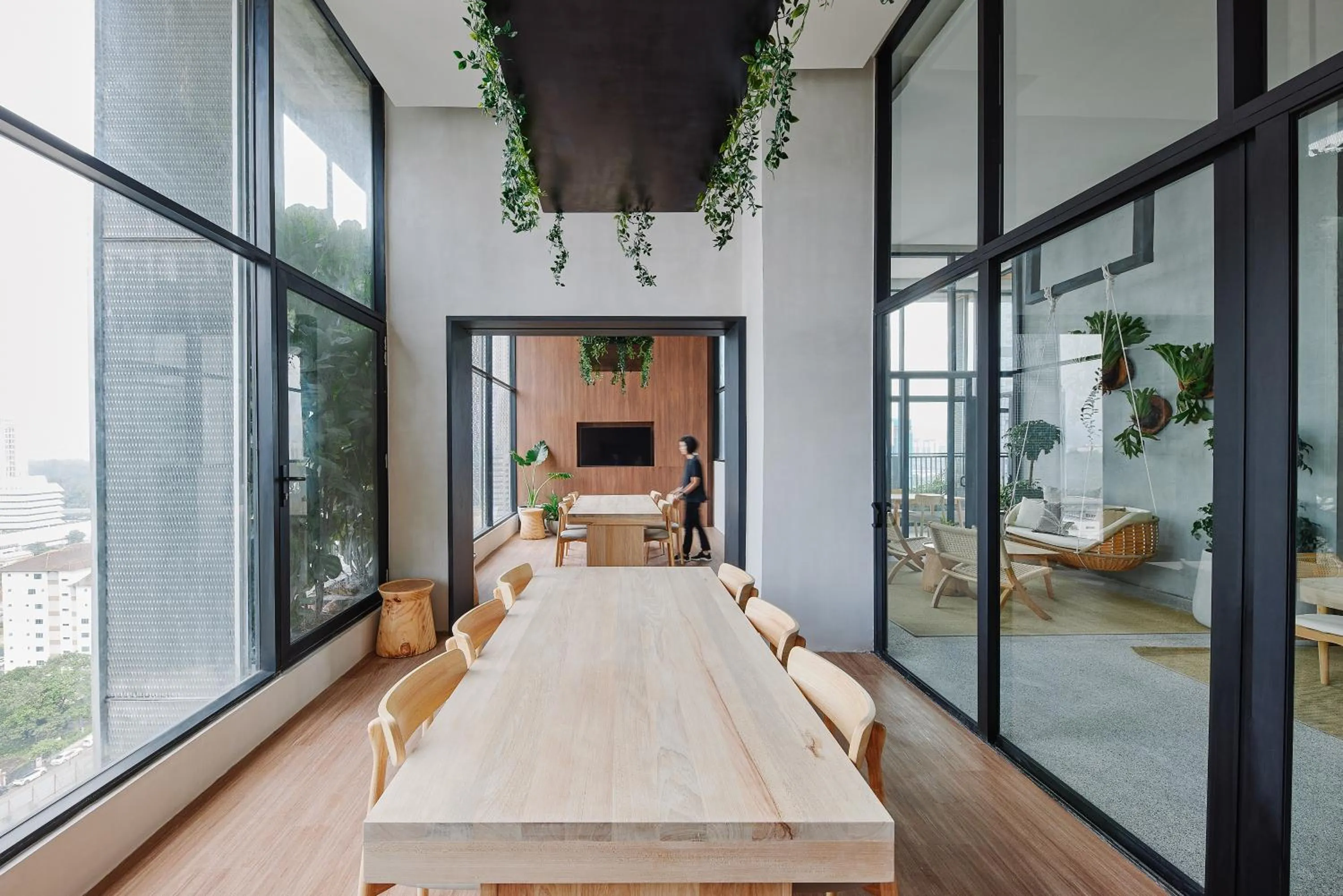 Seating area in Lloyd's Inn Kuala Lumpur