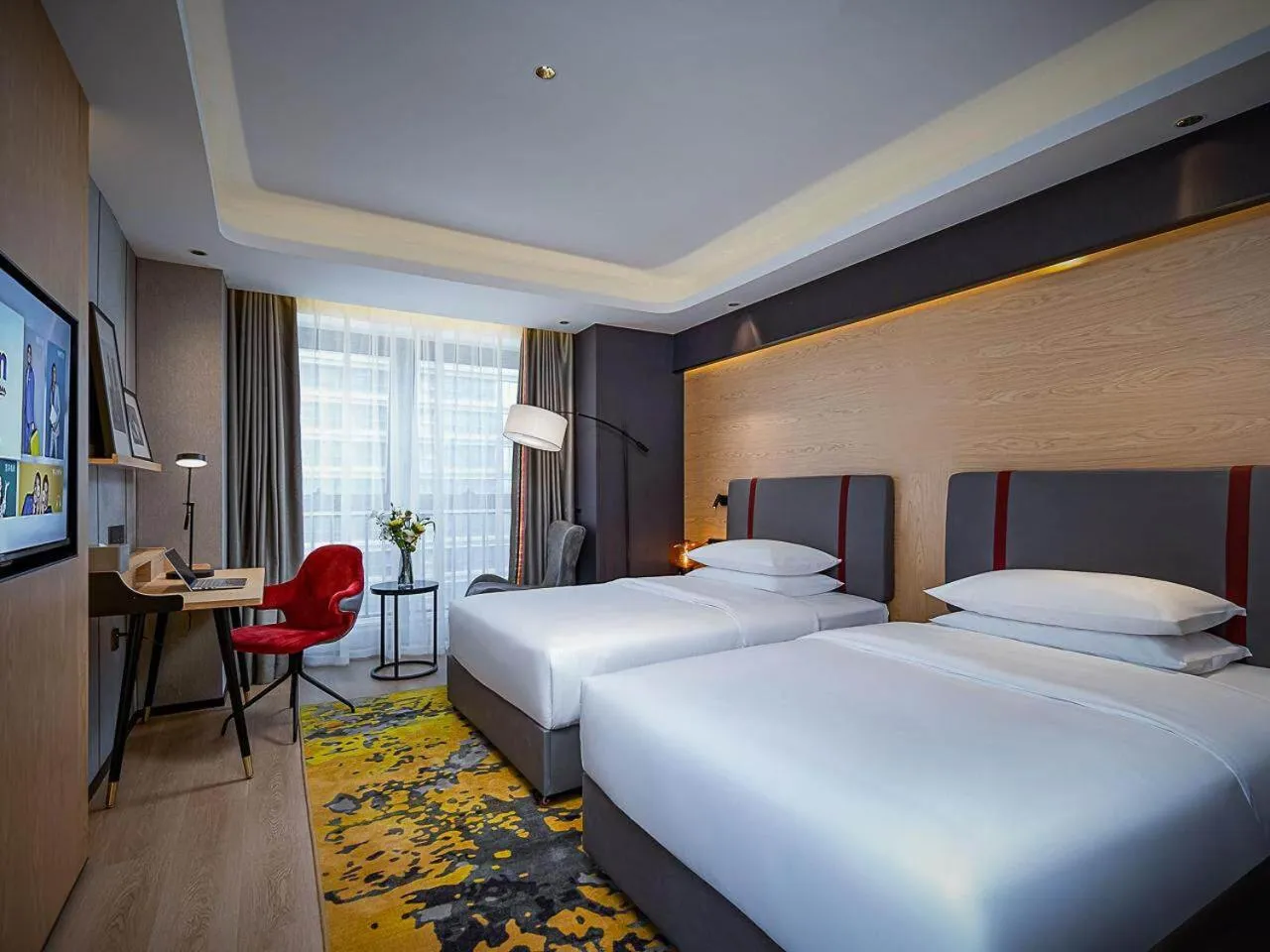 Bed in Park Inn by Radisson Chongqing Yuelai International Expo Center