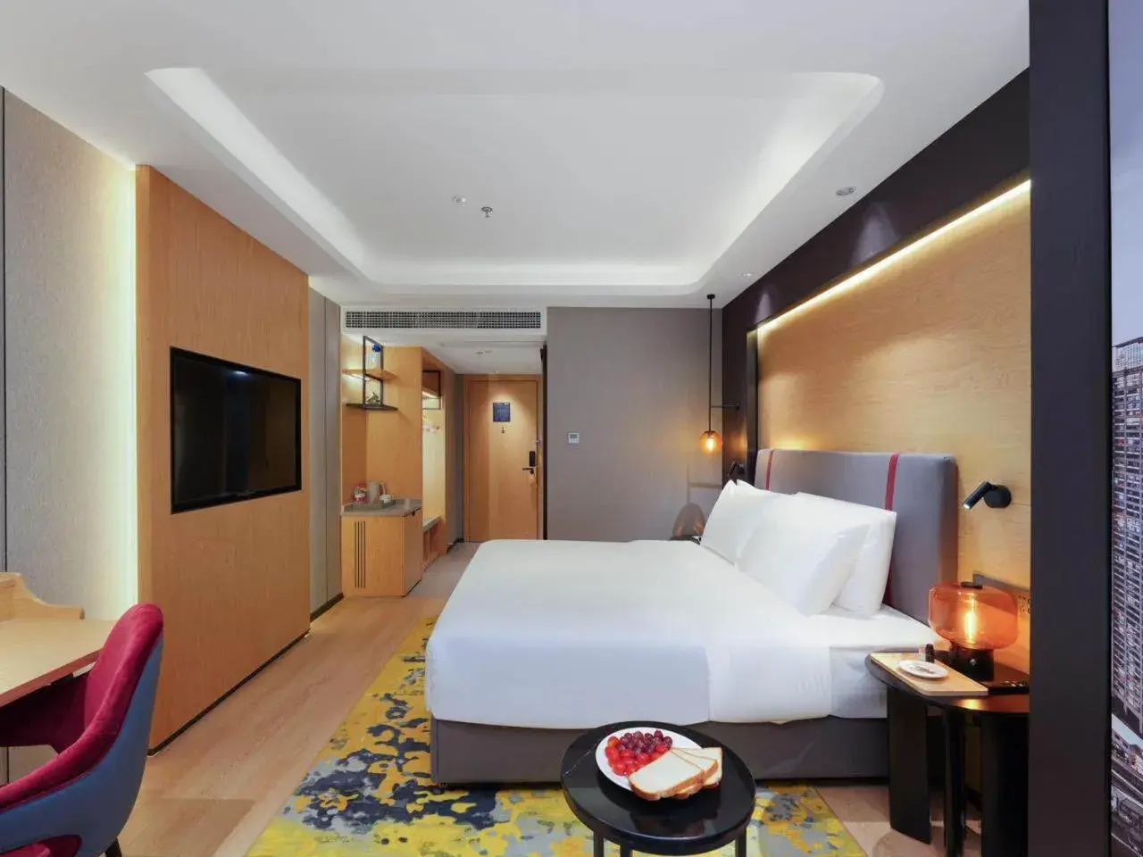 Bed in Park Inn by Radisson Chongqing Yuelai International Expo Center Bed in Park Inn by Radisson Chongqing Yuelai International Expo Center