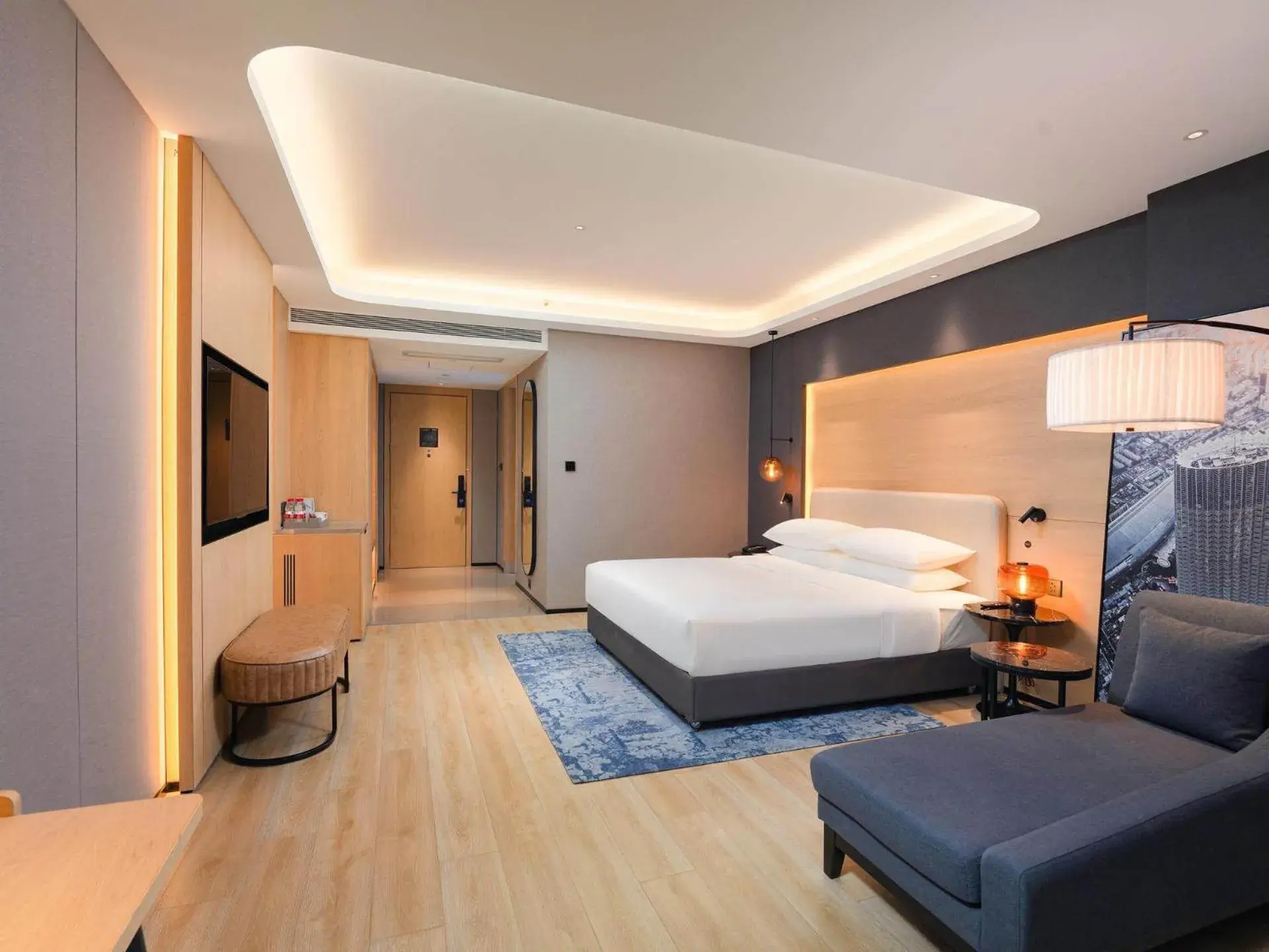 Photo of the whole room, Bed in Park Inn by Radission Tianjin Binhai International Airport Photo of the whole room, Bed in Park Inn by Radission Tianjin Binhai International Airport