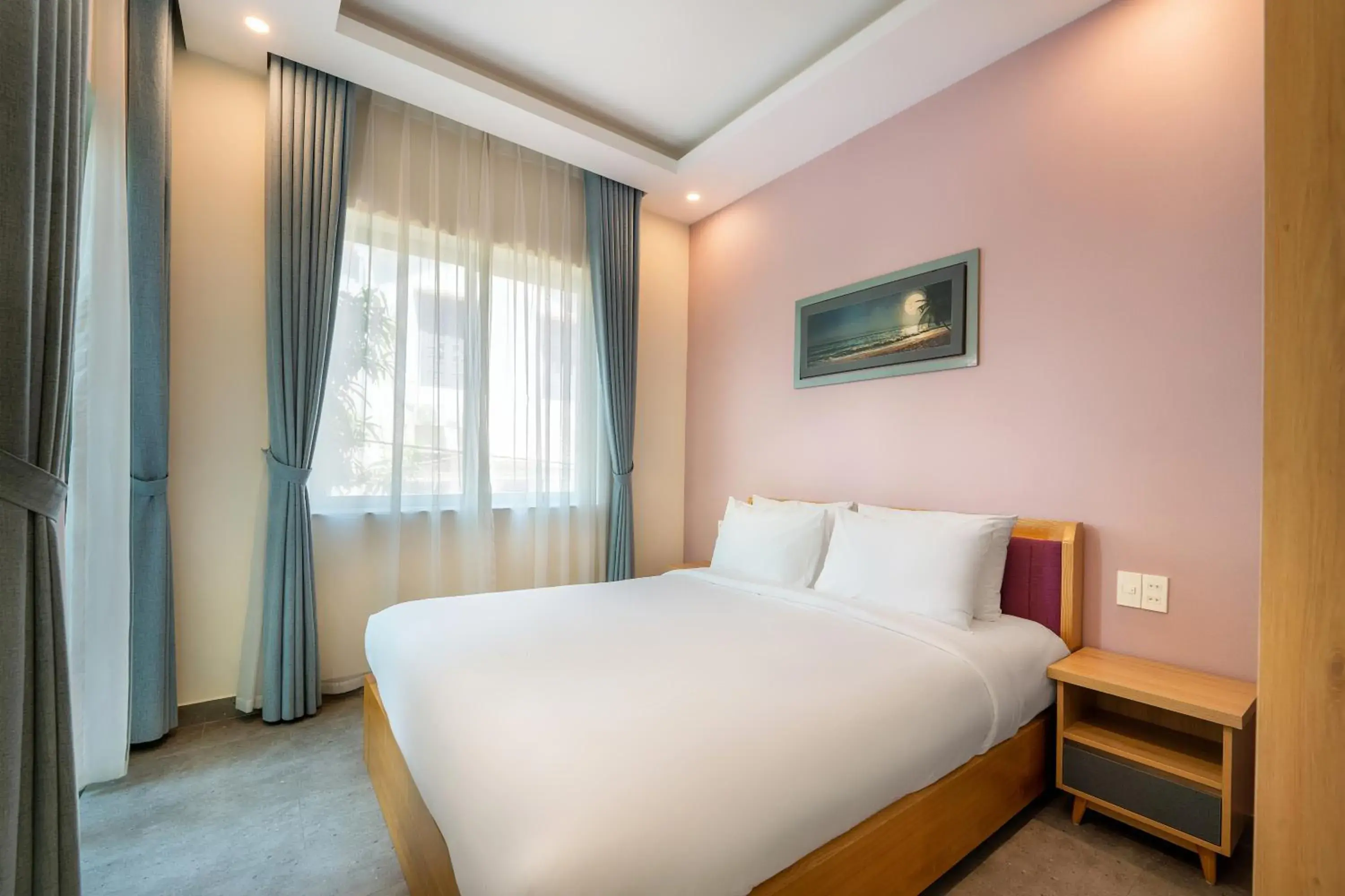 Bed in Full Moon Apartments & Villa - Hoi An Bed in Full Moon Apartments & Villa - Hoi An