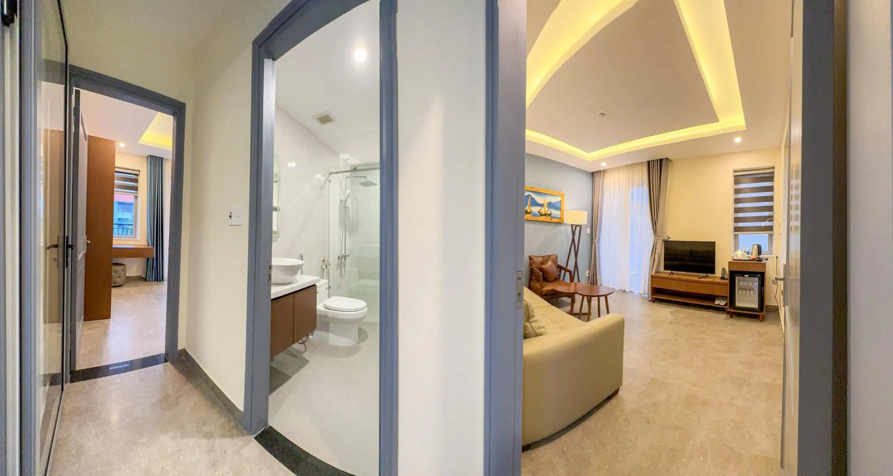 Shower in Full Moon Apartments & Villa - Hoi An