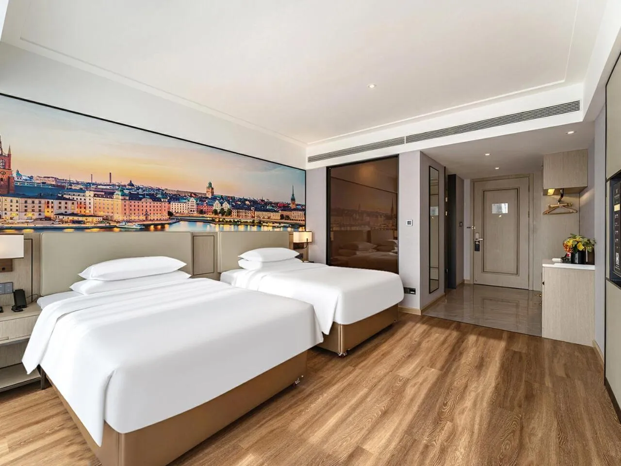 Bed in Vienna International Hotel Chongqing Jiangbeizui Financial Center