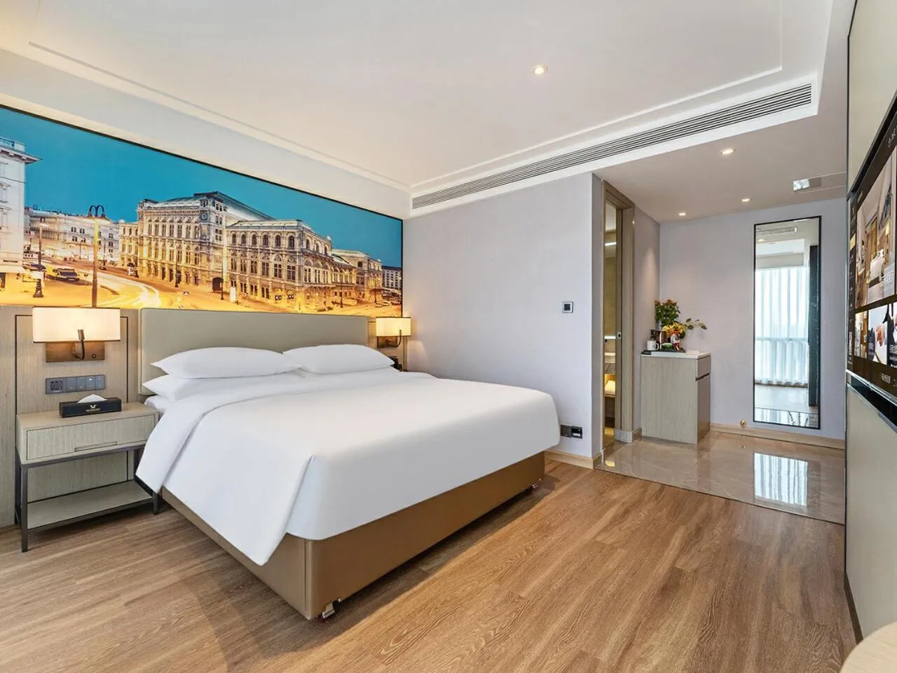 Bed in Vienna International Hotel Chongqing Jiangbeizui Financial Center