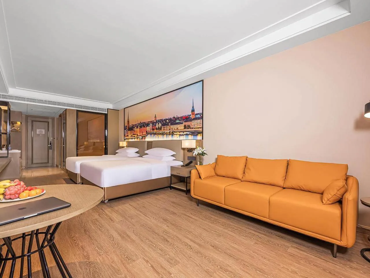 Bed in Vienna International Hotel Xianyang International Airport Hotel