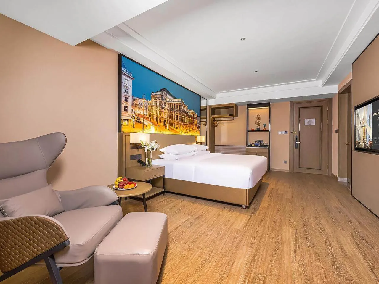 Bed in Vienna International Hotel Xianyang International Airport Hotel