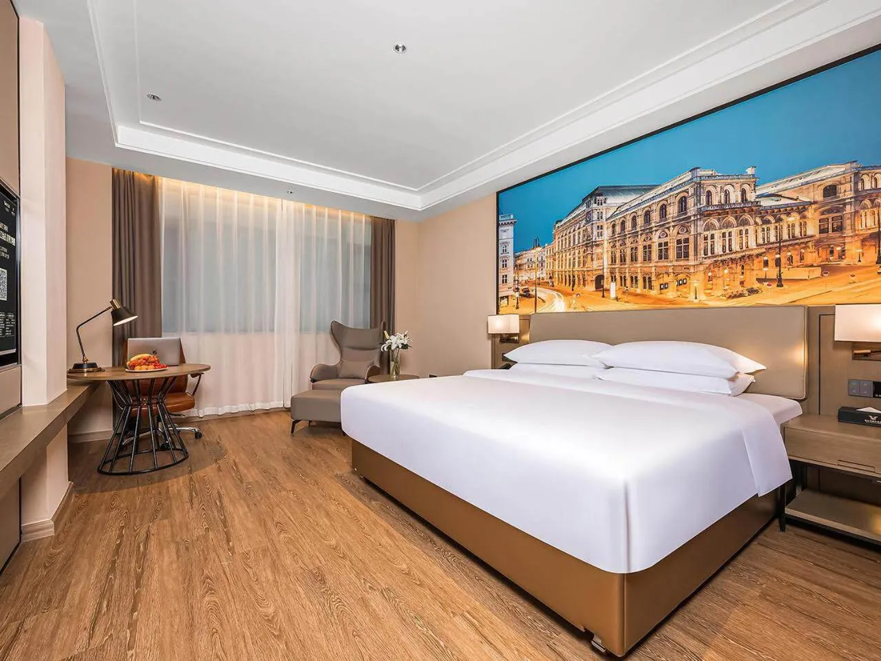 Bed in Vienna International Hotel Xianyang International Airport Hotel