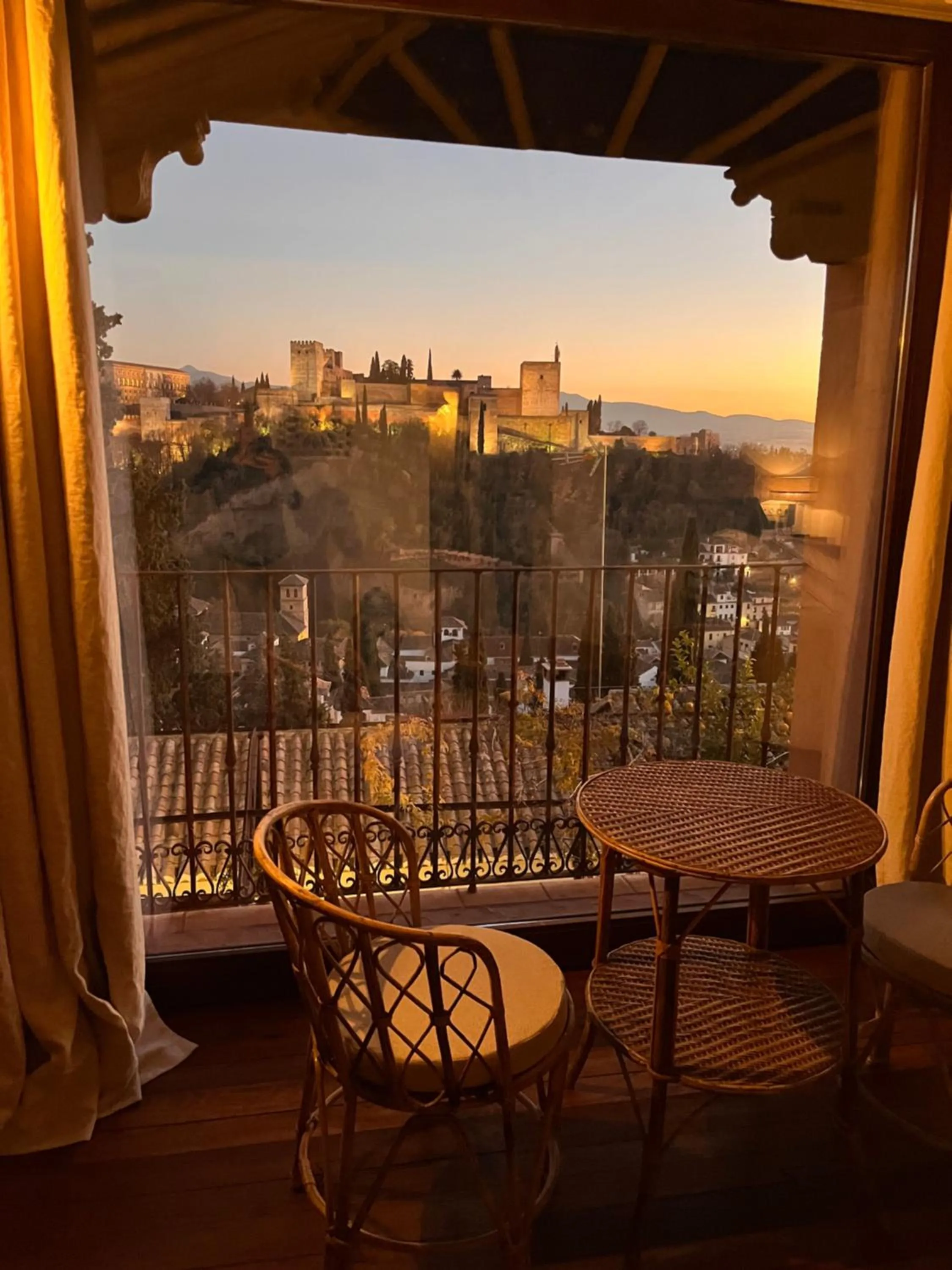 Garden view in La Casa JuanRanas
