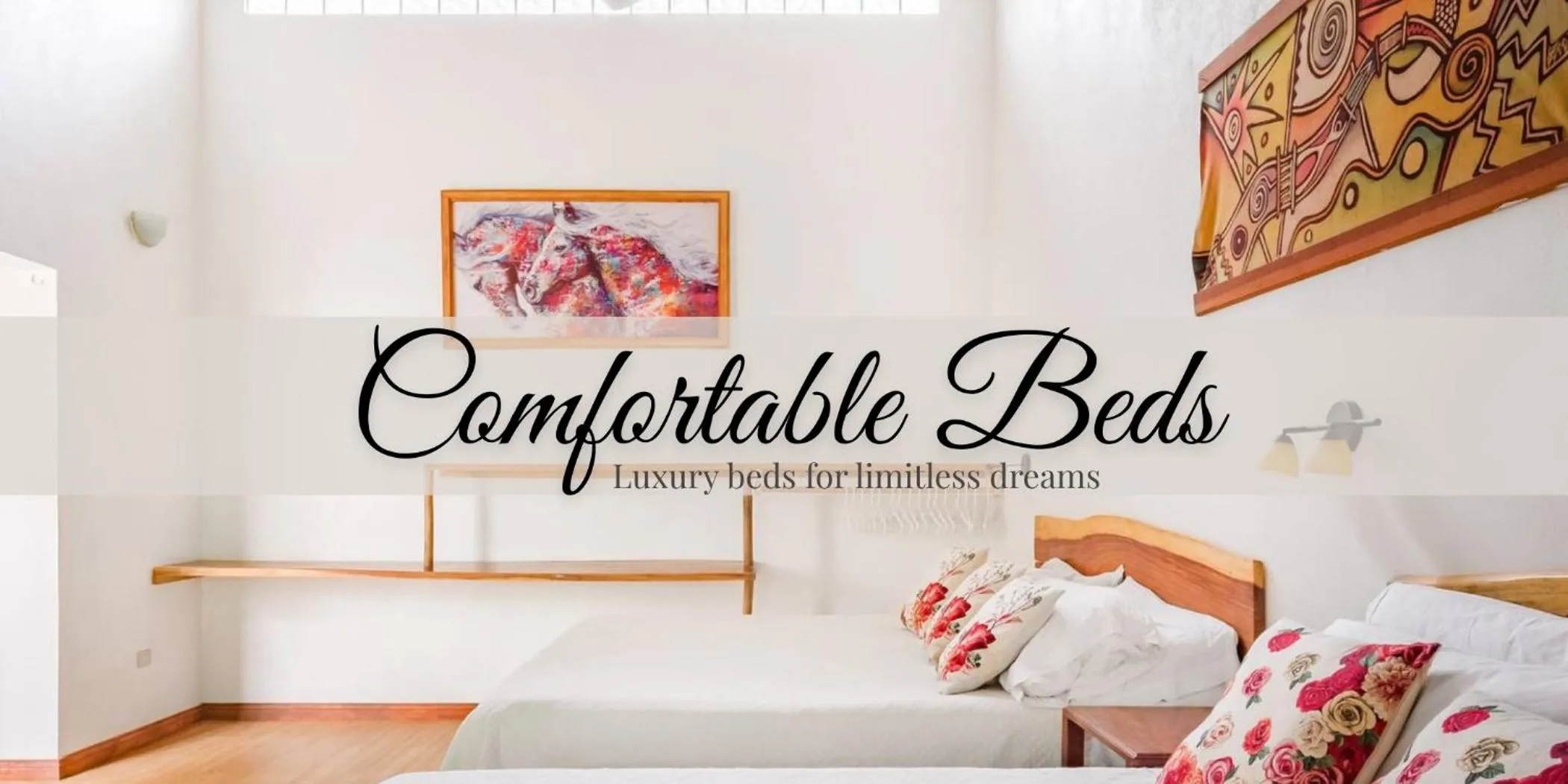 Bed in Dreamcatcher Hotel - Live the Dream of Santa Teresa