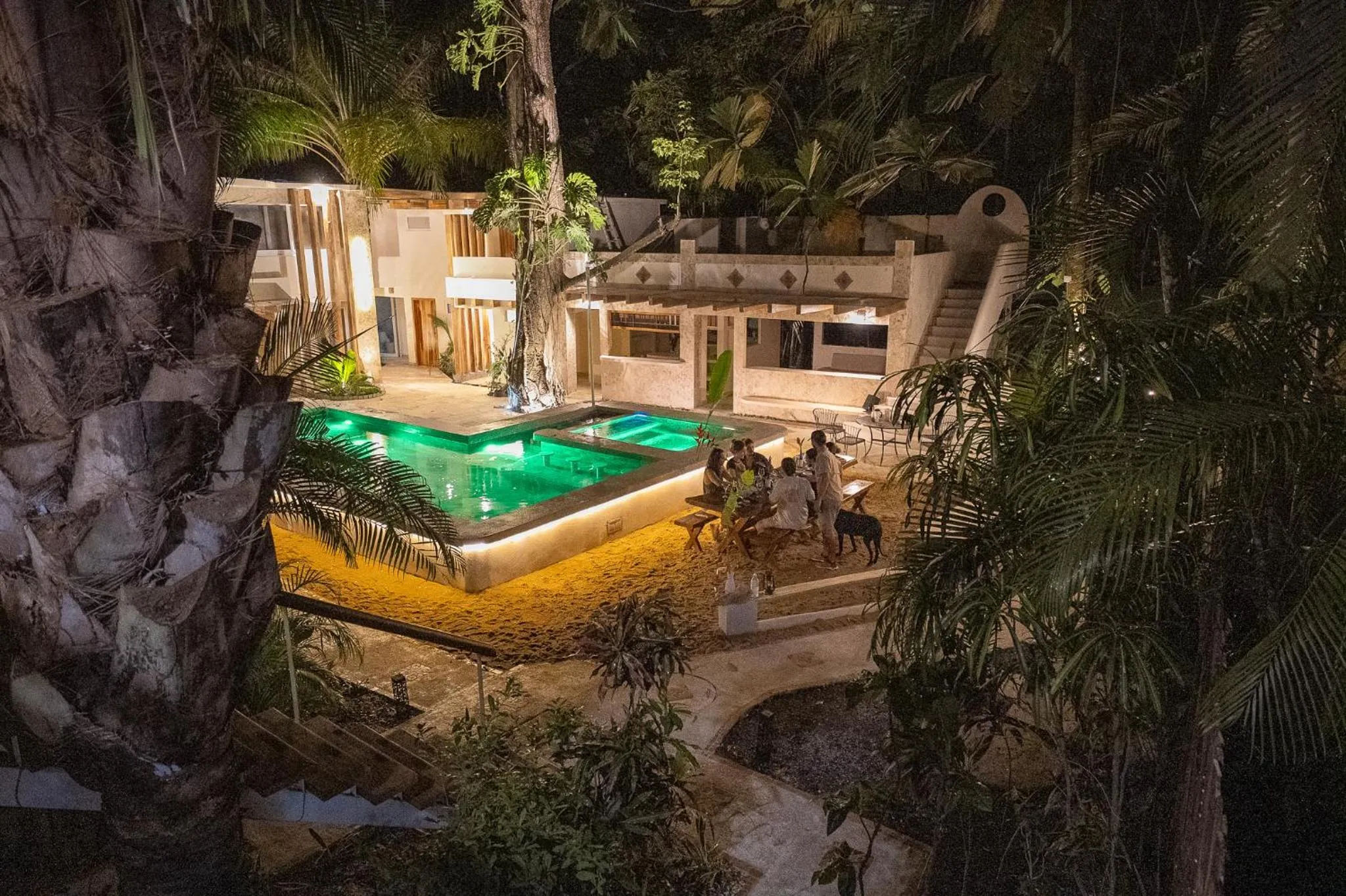 Pool view in Dreamcatcher Hotel - Live the Dream of Santa Teresa