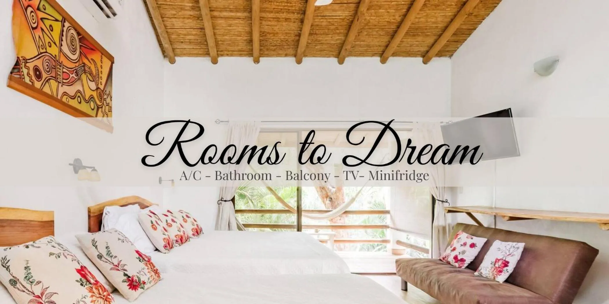 Bedroom, Bed in Dreamcatcher Hotel - Live the Dream of Santa Teresa