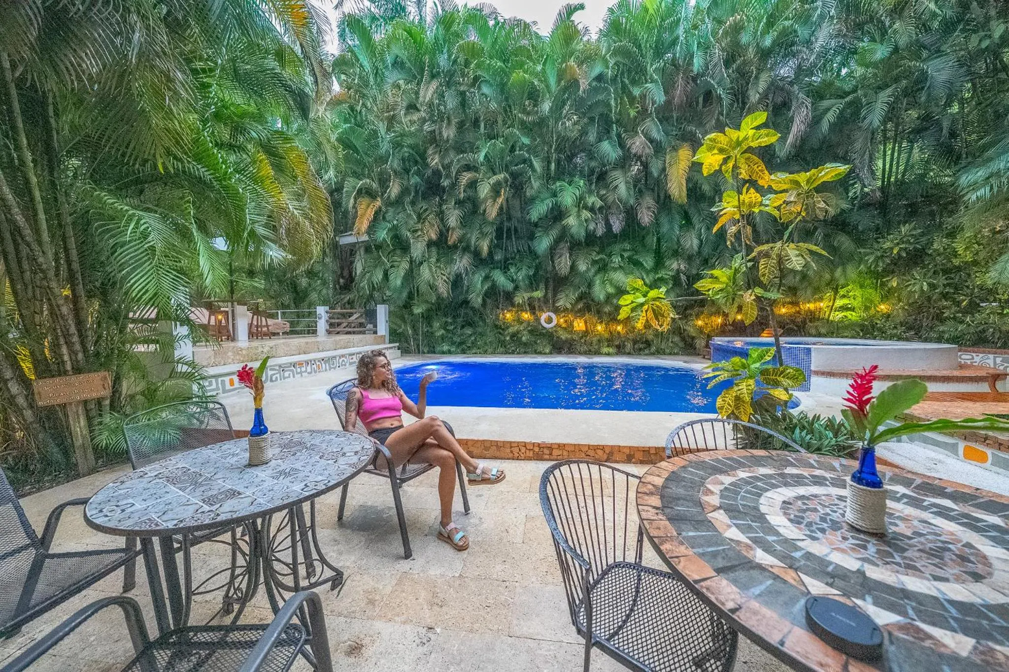 Garden in Dreamcatcher Hotel - Live the Dream of Santa Teresa