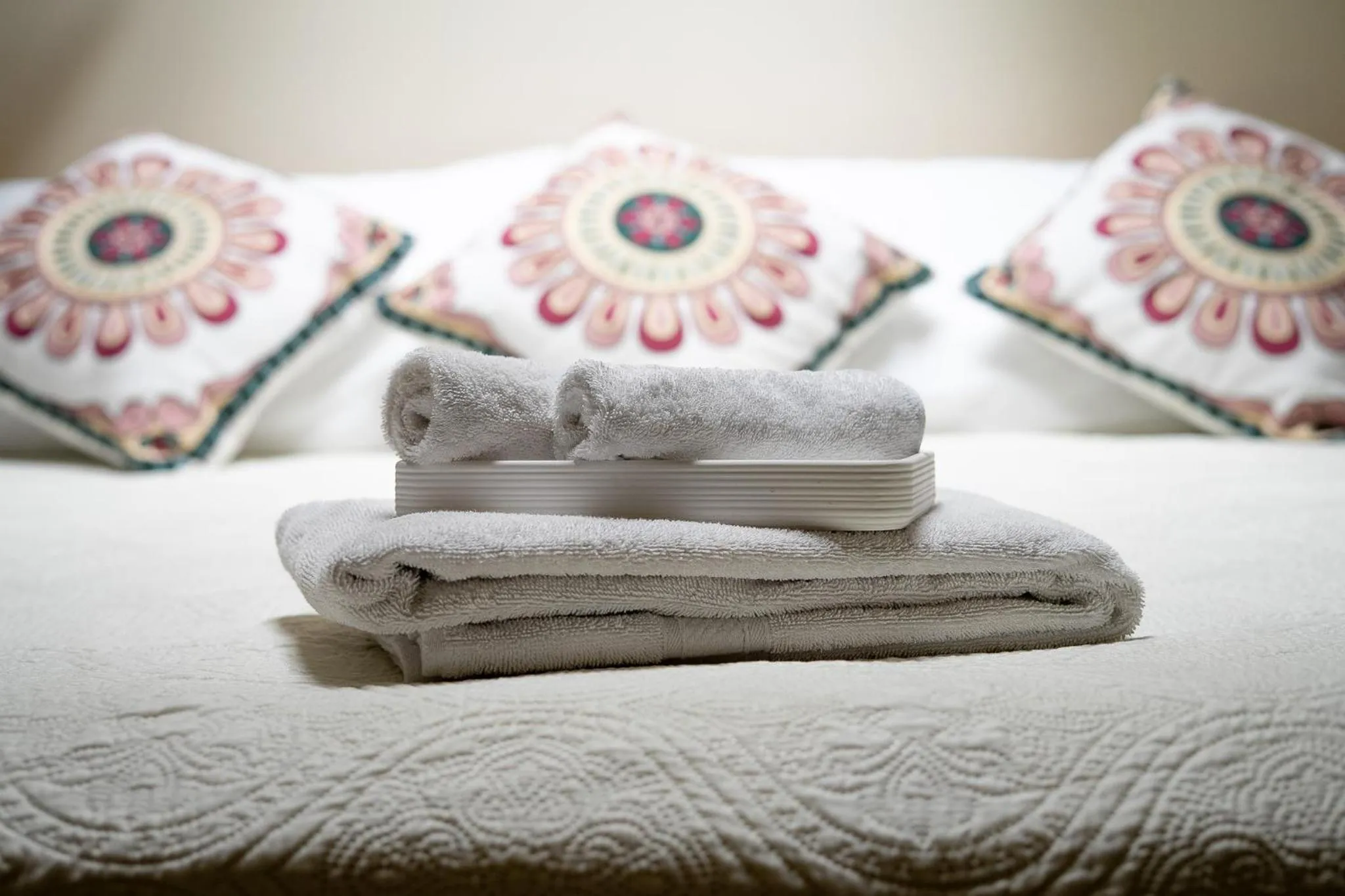towels, Bed in Dreamcatcher Hotel - Live the Dream of Santa Teresa