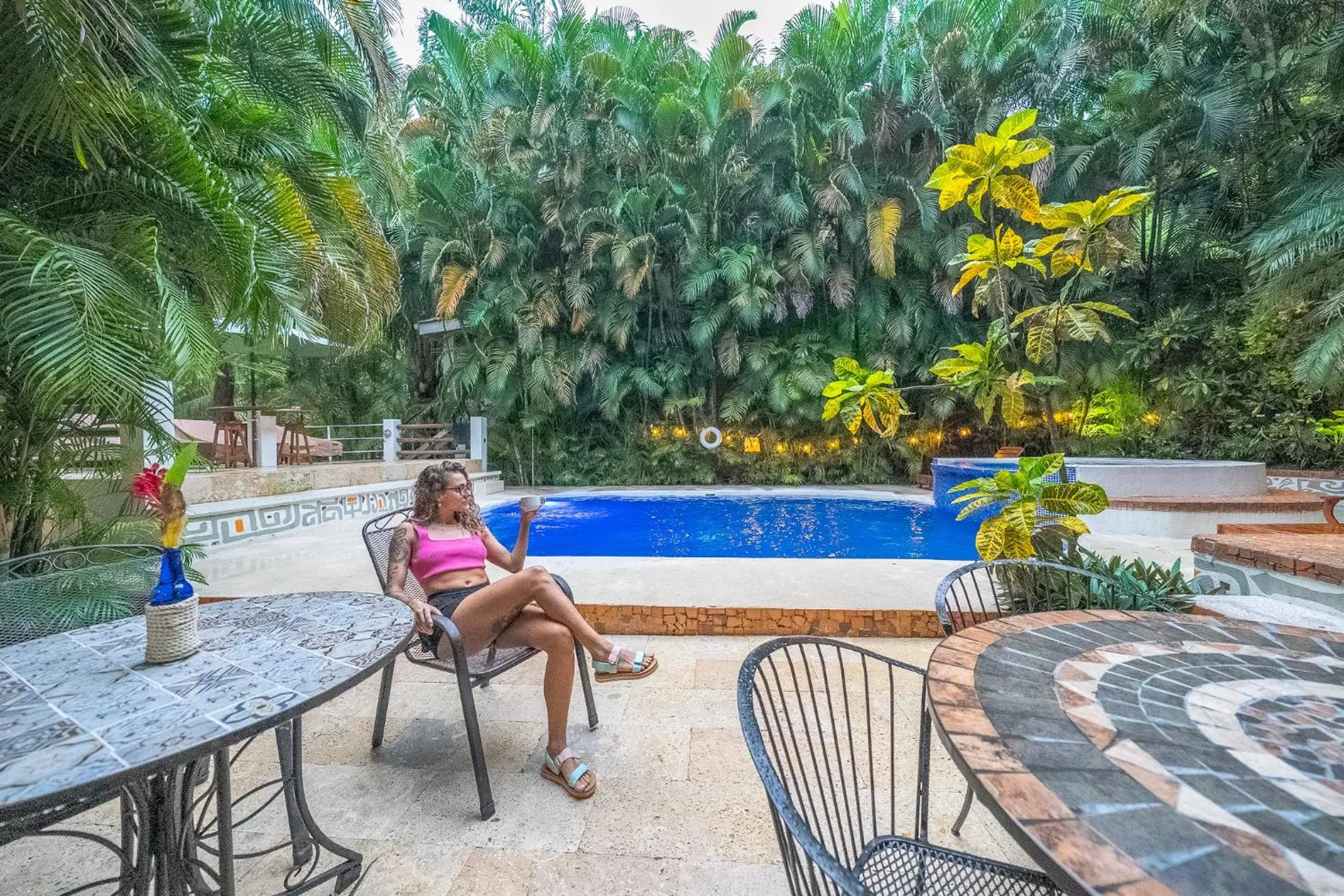 Swimming pool in Dreamcatcher Hotel - Live the Dream of Santa Teresa