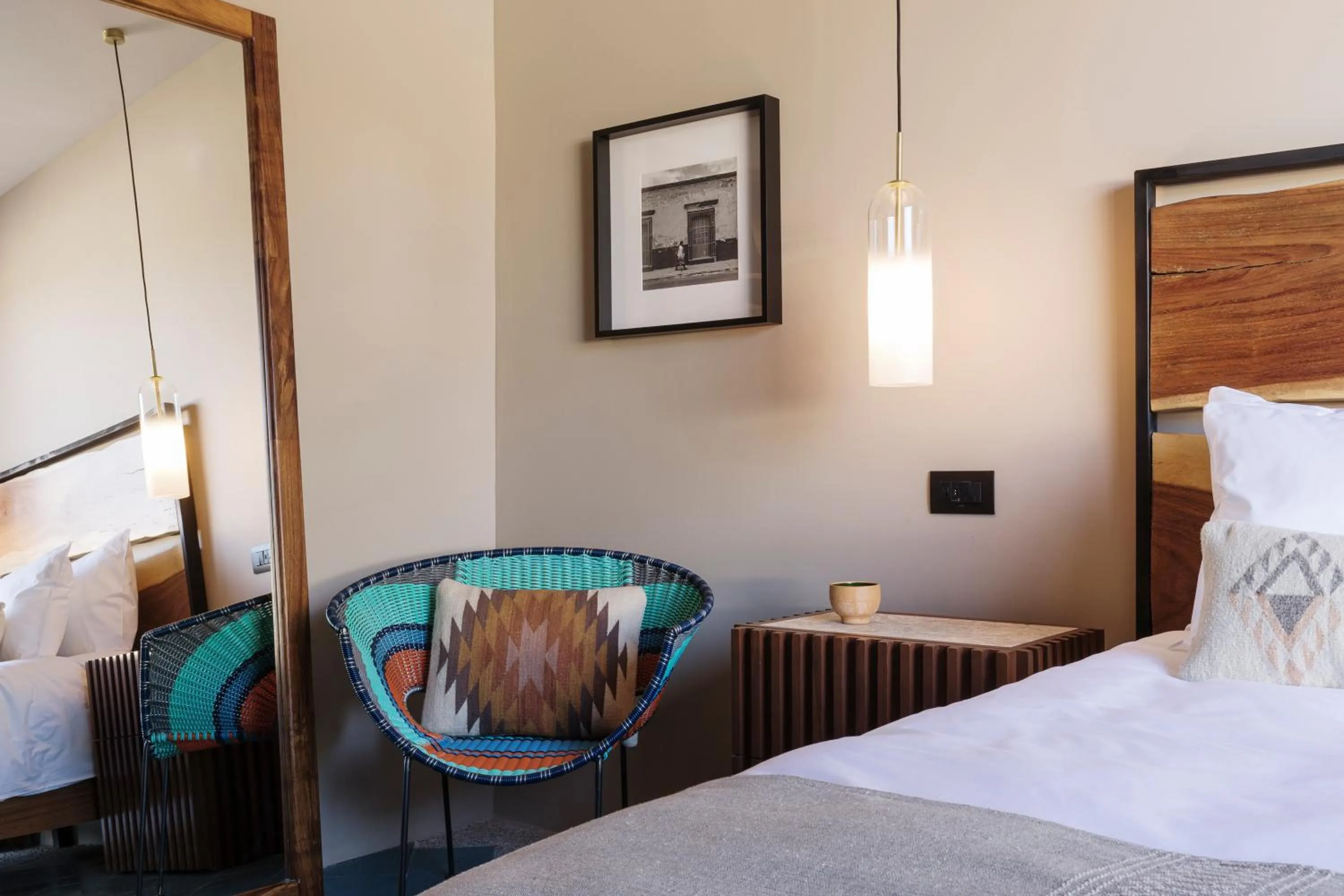 Bed in Macondo Arte Oaxaca