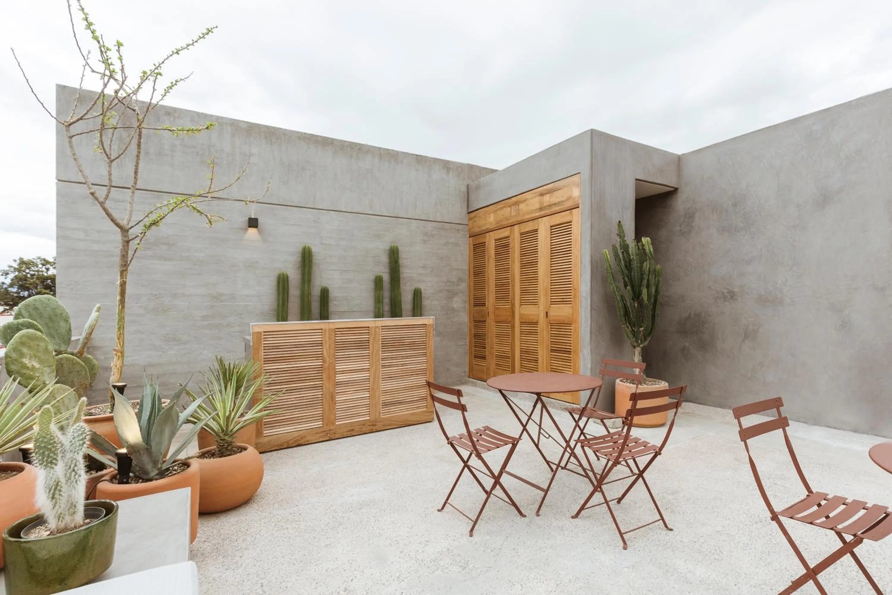 Patio in Macondo Arte Oaxaca