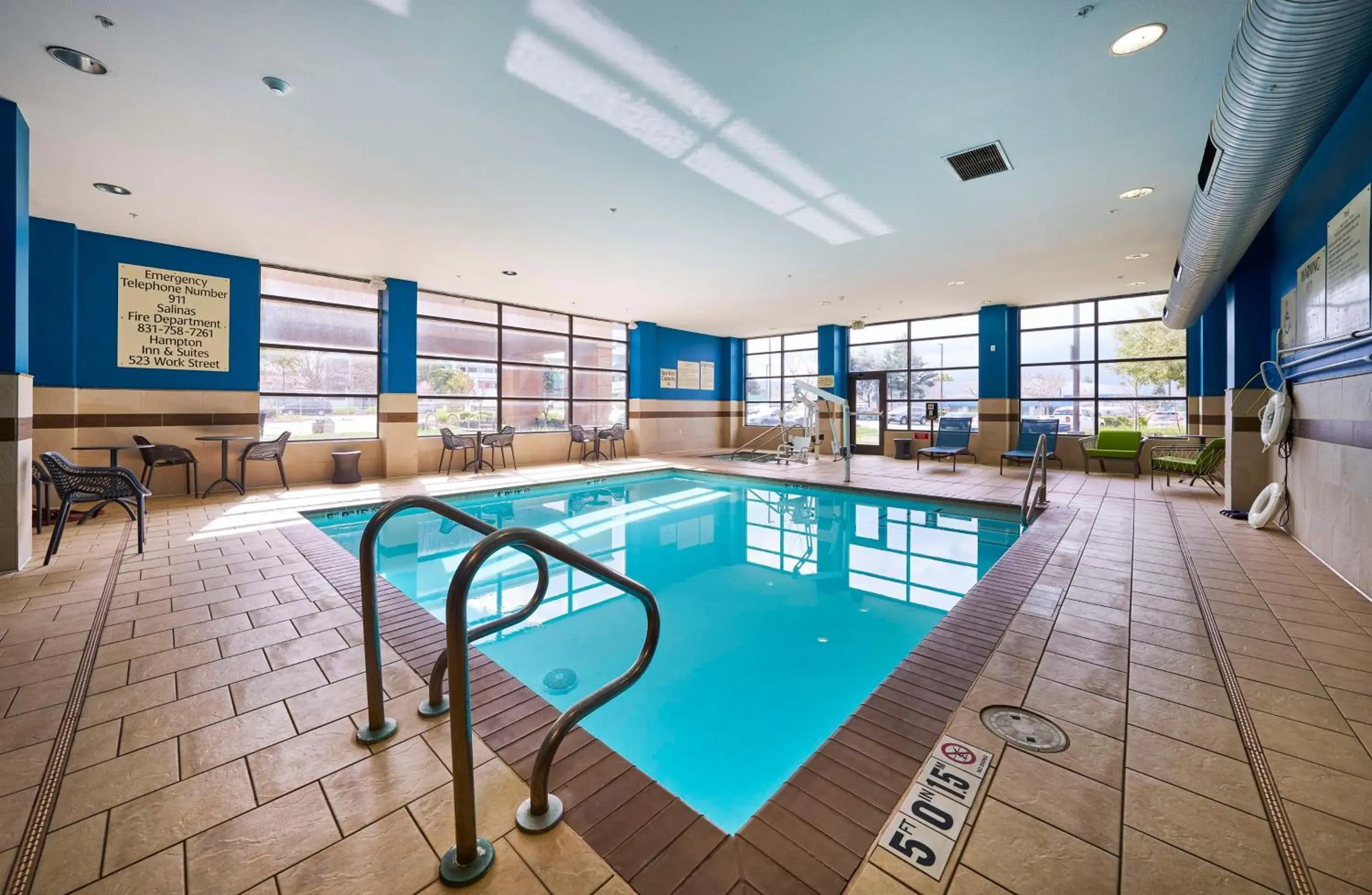 Pool view in Hampton Inn & Suites Salinas Pool view in Hampton Inn & Suites Salinas