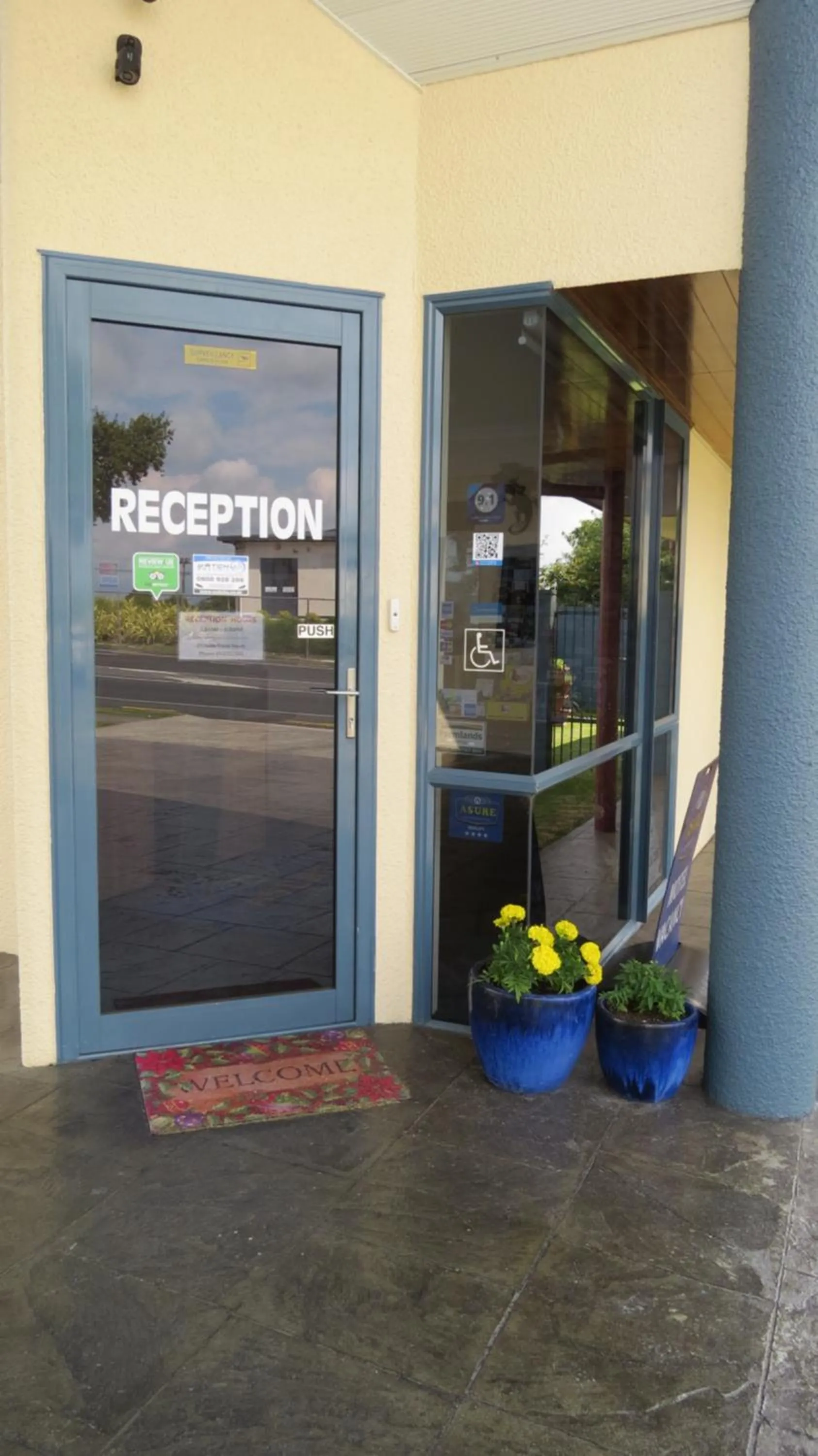 Lobby or reception in ASURE Albert Park Motor Lodge