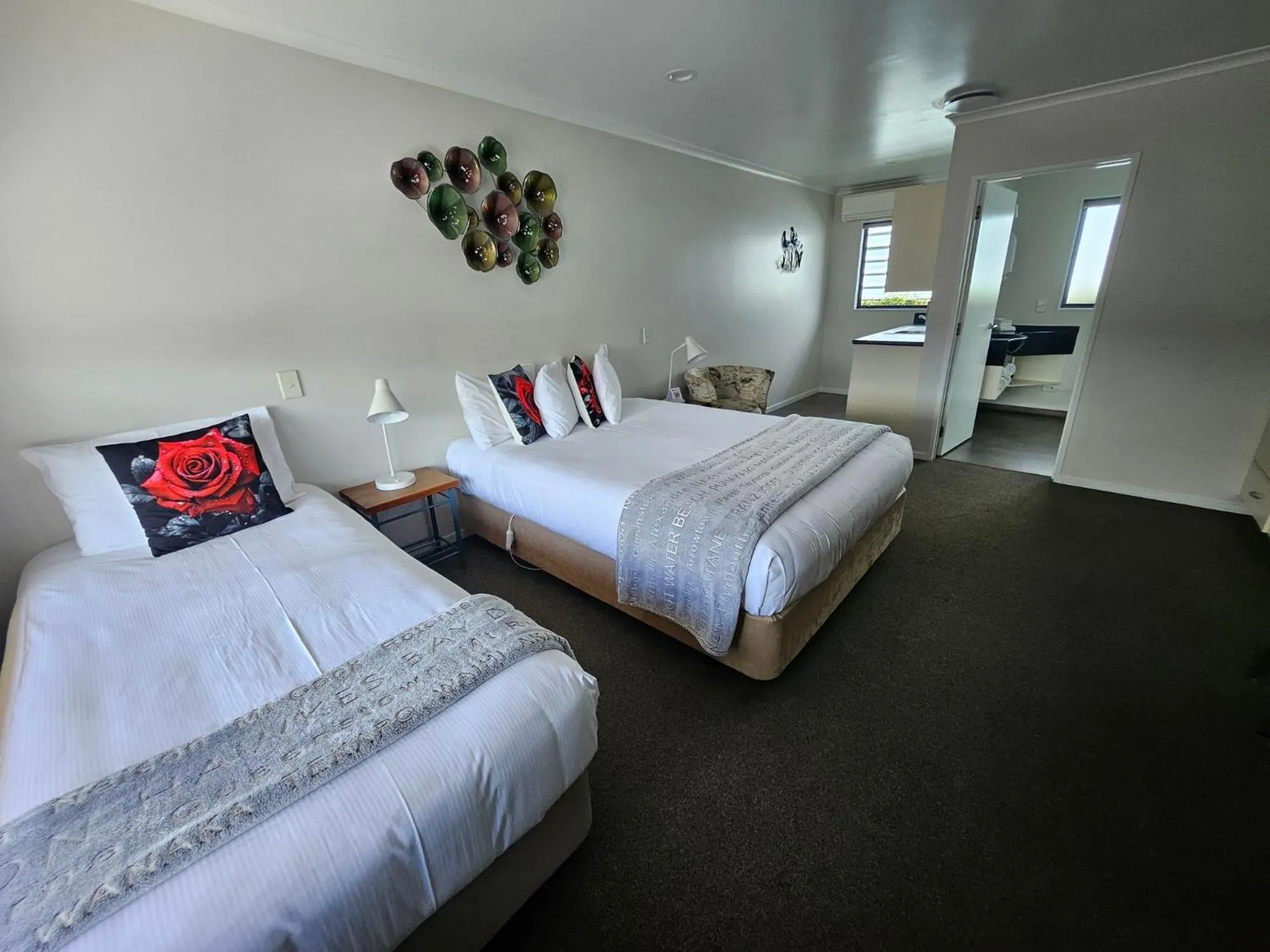 Photo of the whole room, Bed in ASURE Albert Park Motor Lodge