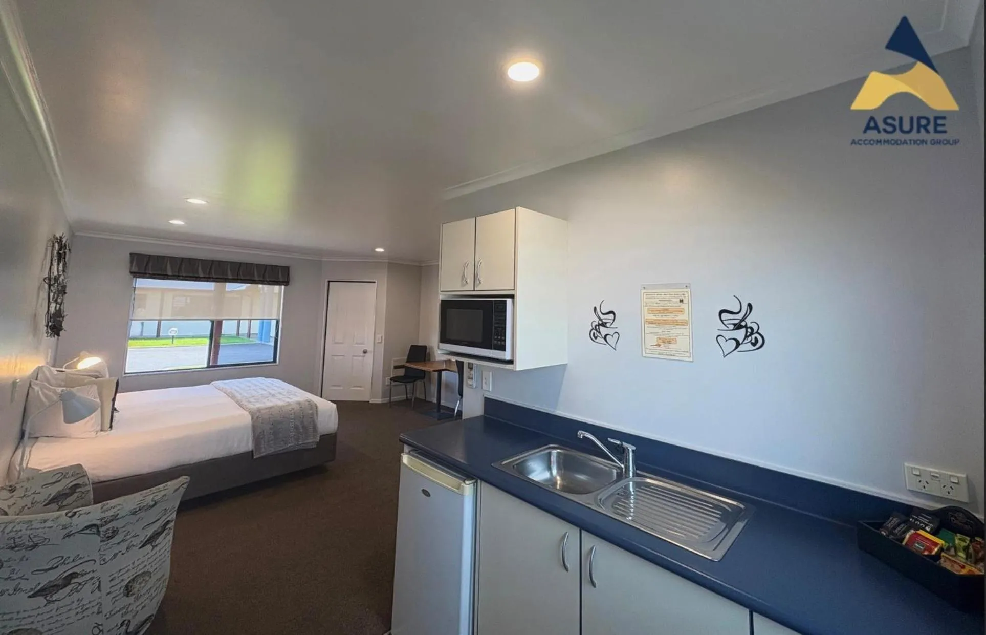 Photo of the whole room, Bed in ASURE Albert Park Motor Lodge