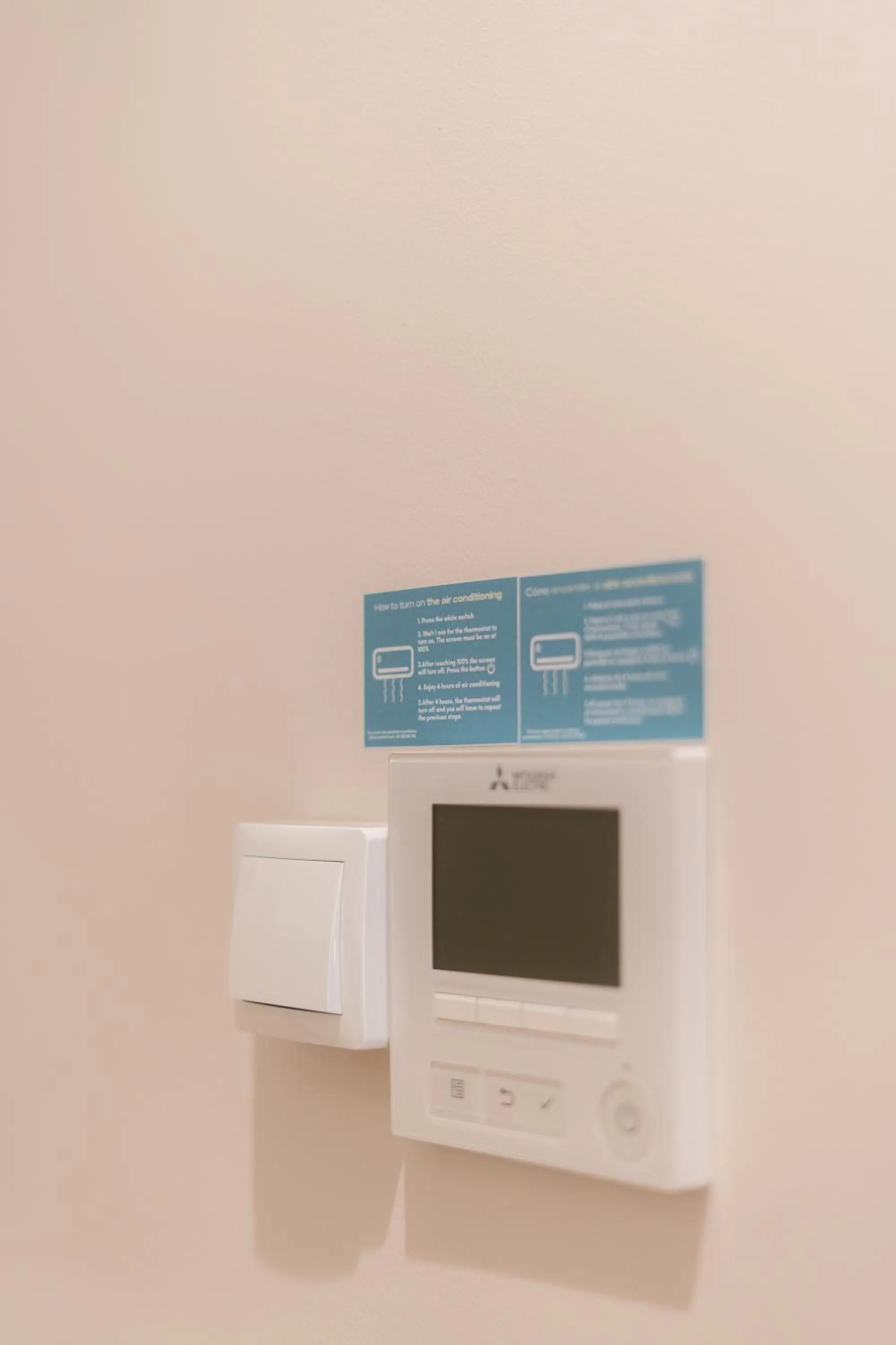 air conditioner in I'M Room Suites Nuevos Ministerios - Bernabeu 'Digital Access'