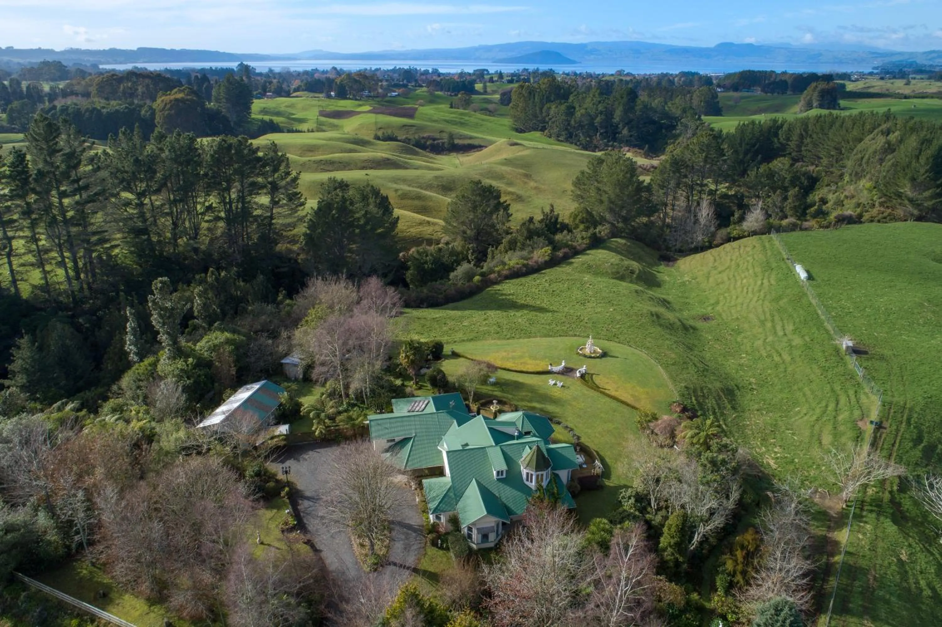 Bird's eye view in Country Villa Estate