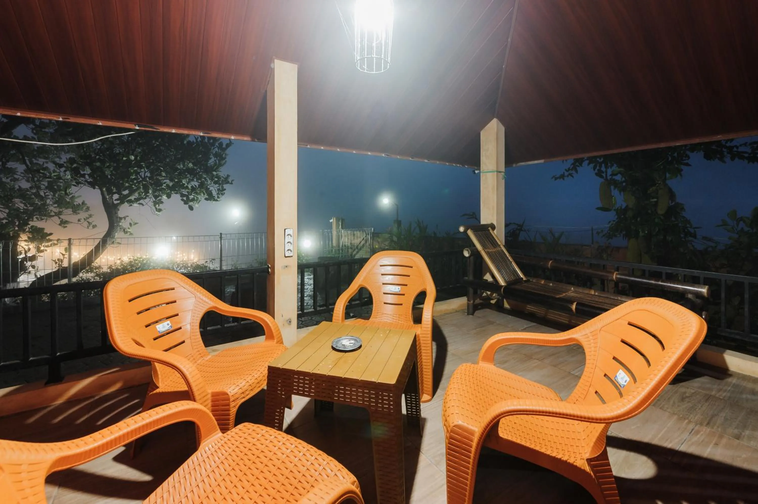 Seating area in Urbanview Hotel Nerine's Glamping Village Cipanas by RedDoorz