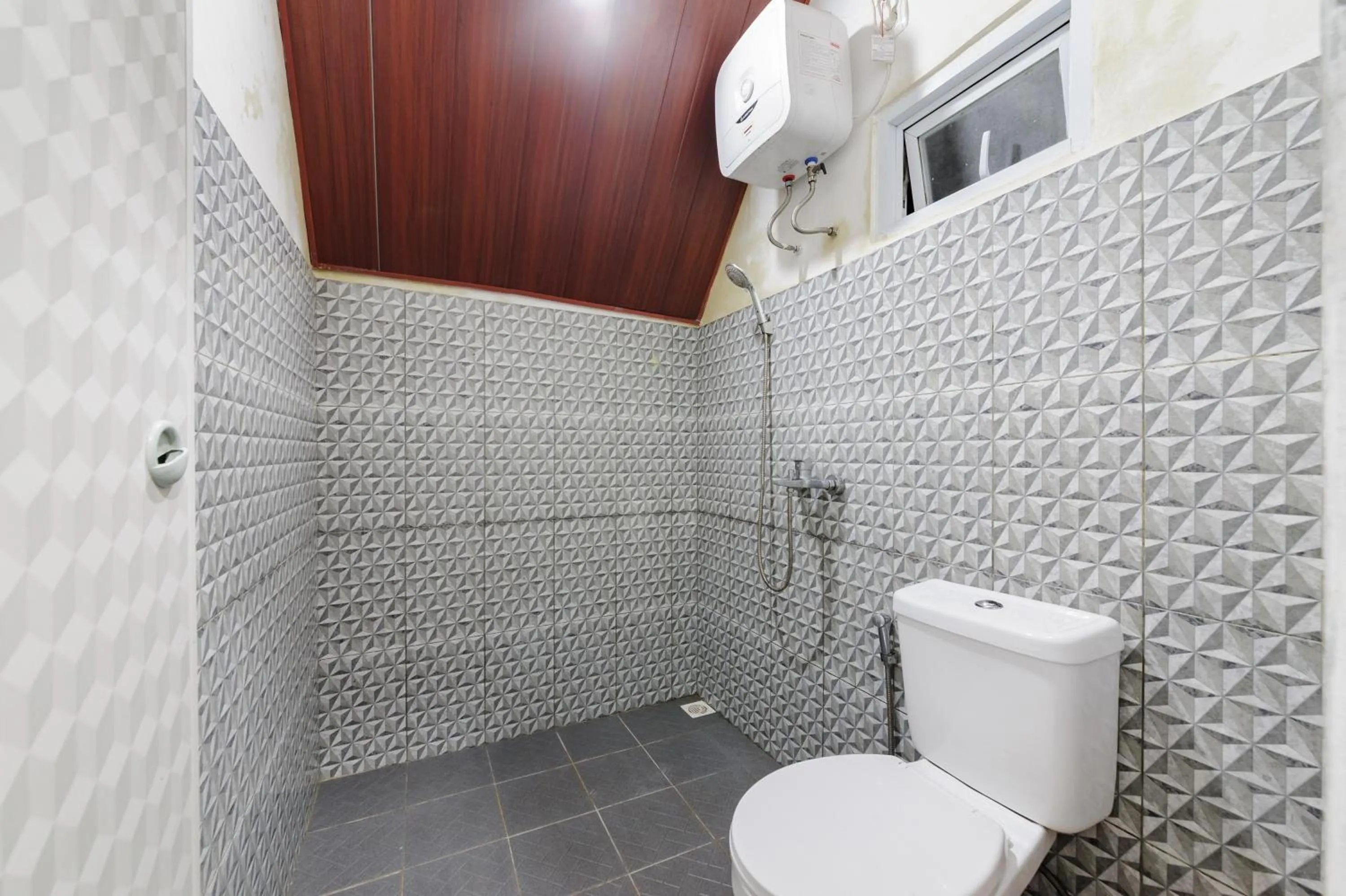 Bathroom in Urbanview Hotel Nerine's Glamping Village Cipanas by RedDoorz