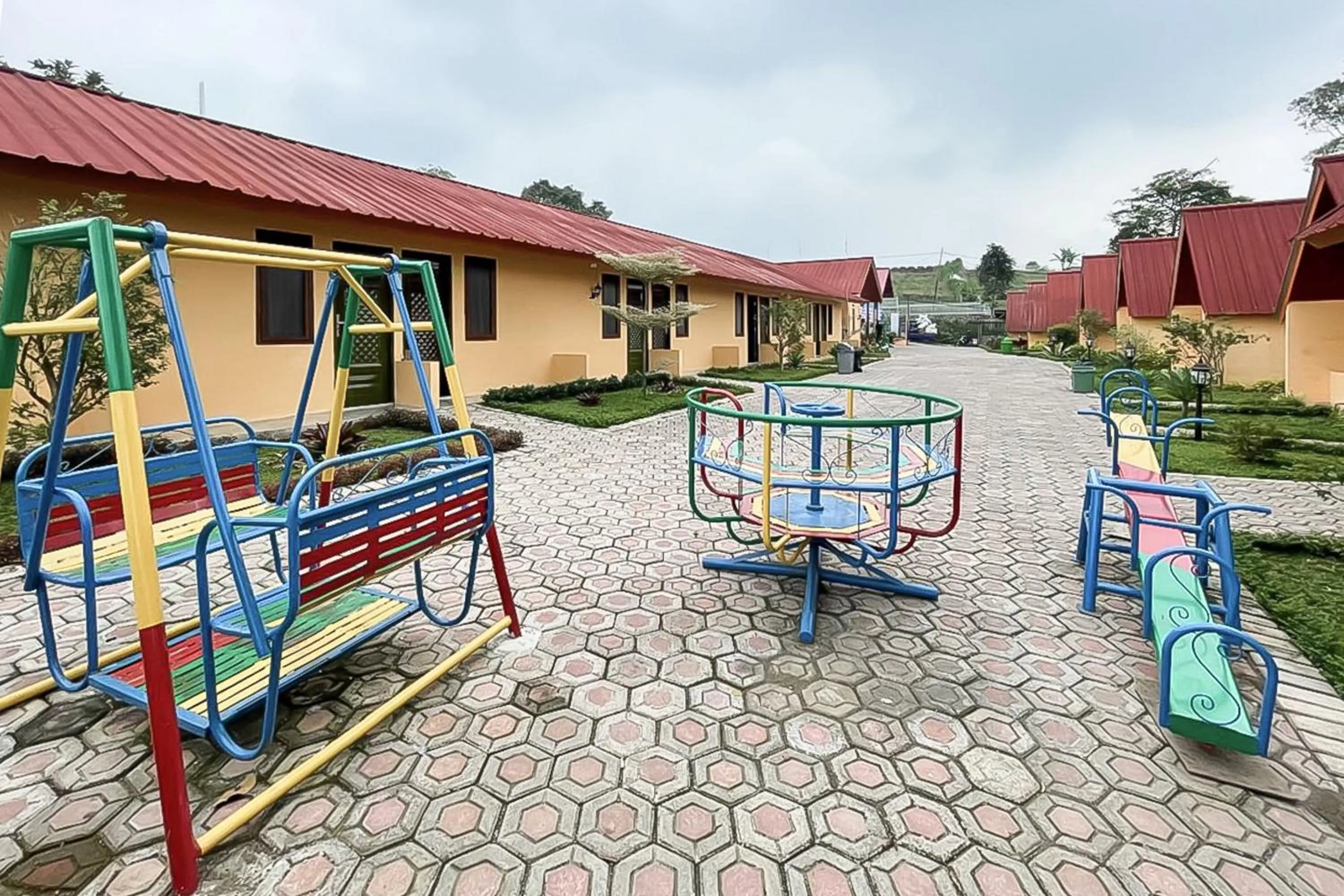 Children play ground in Urbanview Hotel Nerine's Glamping Village Cipanas by RedDoorz