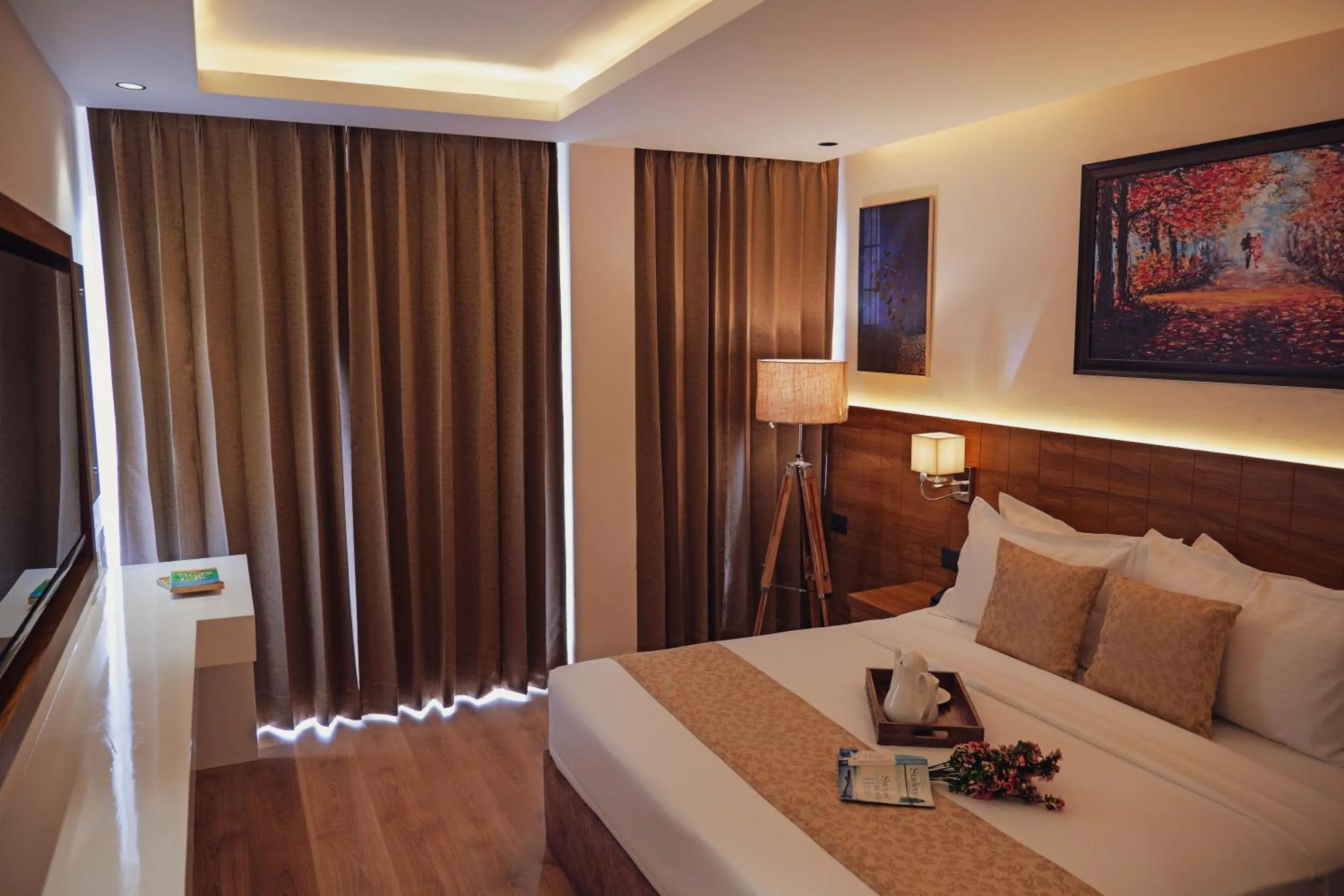 Bedroom, Bed in The Novello By Hotel Evergreen- Mussoorie
