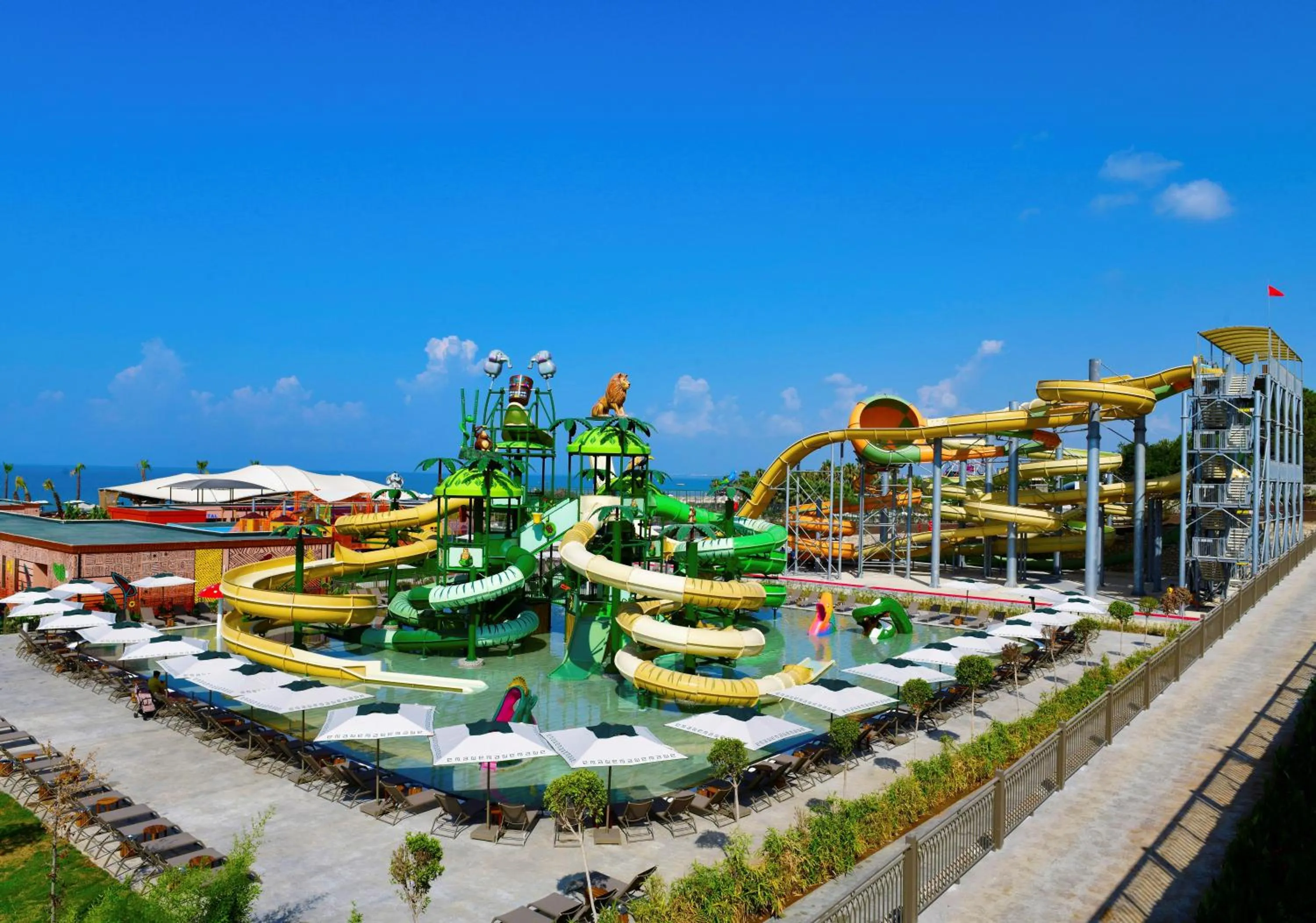 Pool view in Ethno Belek