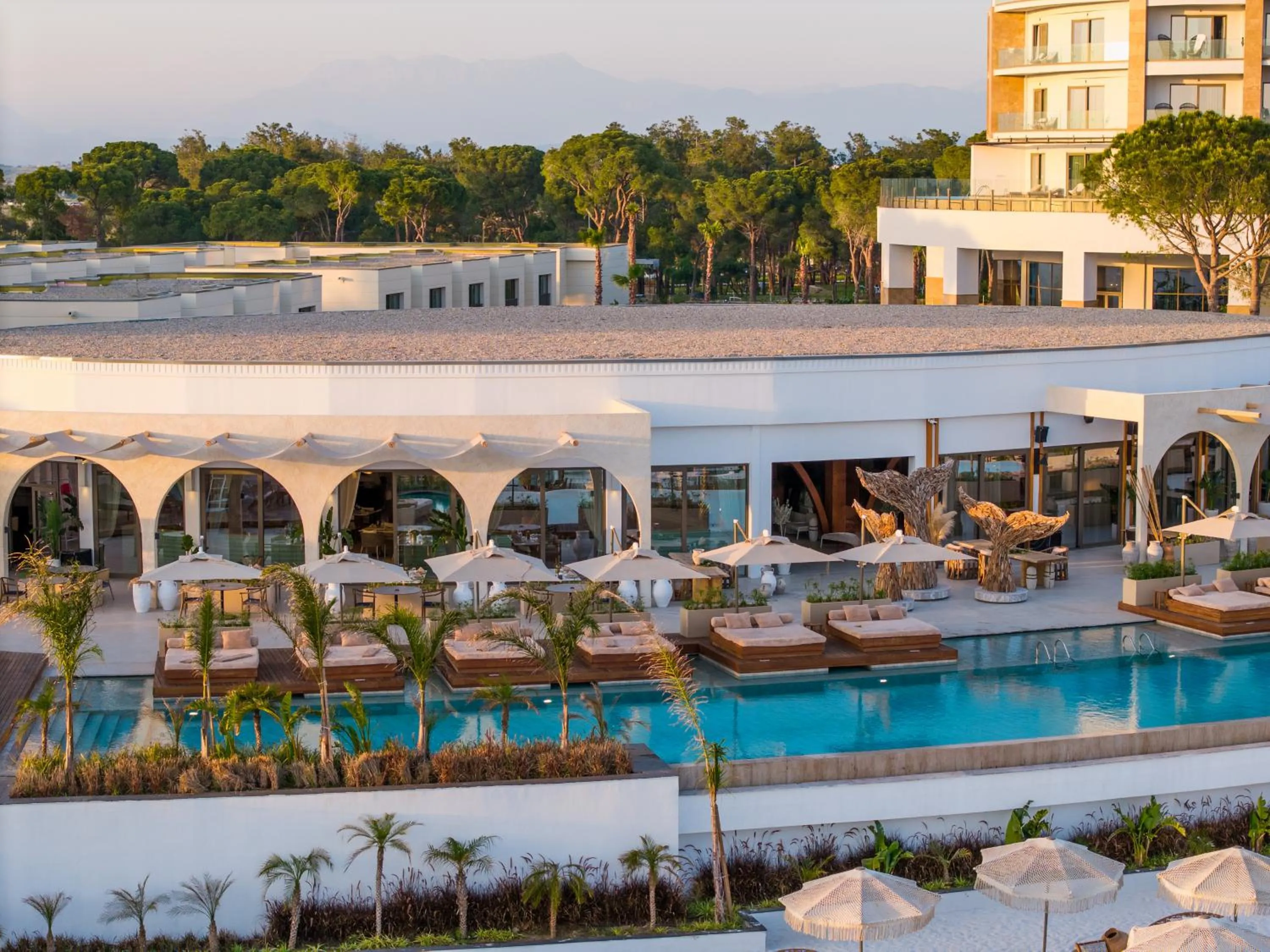 Pool view in Ethno Belek