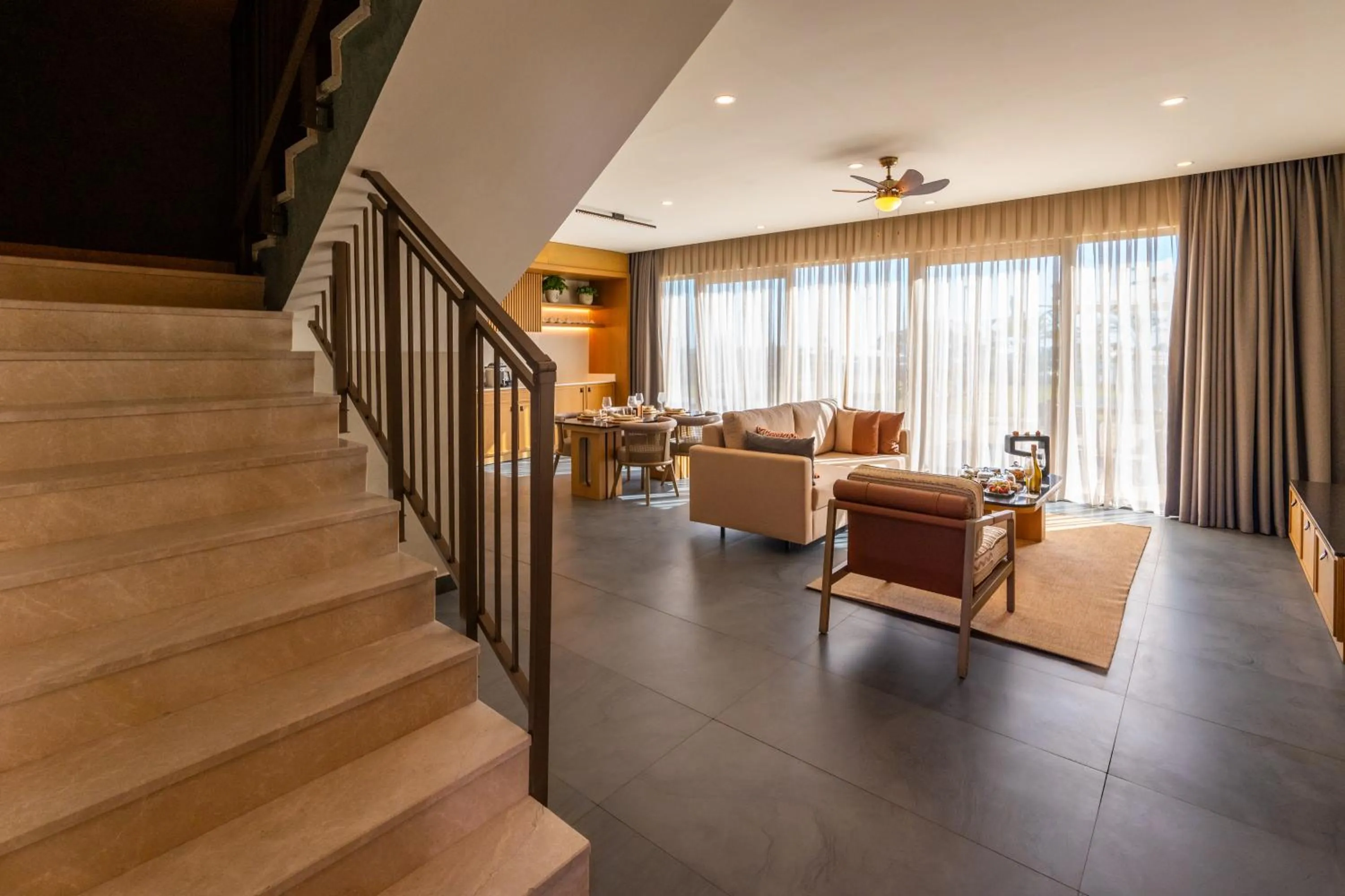 Seating area in Ethno Belek