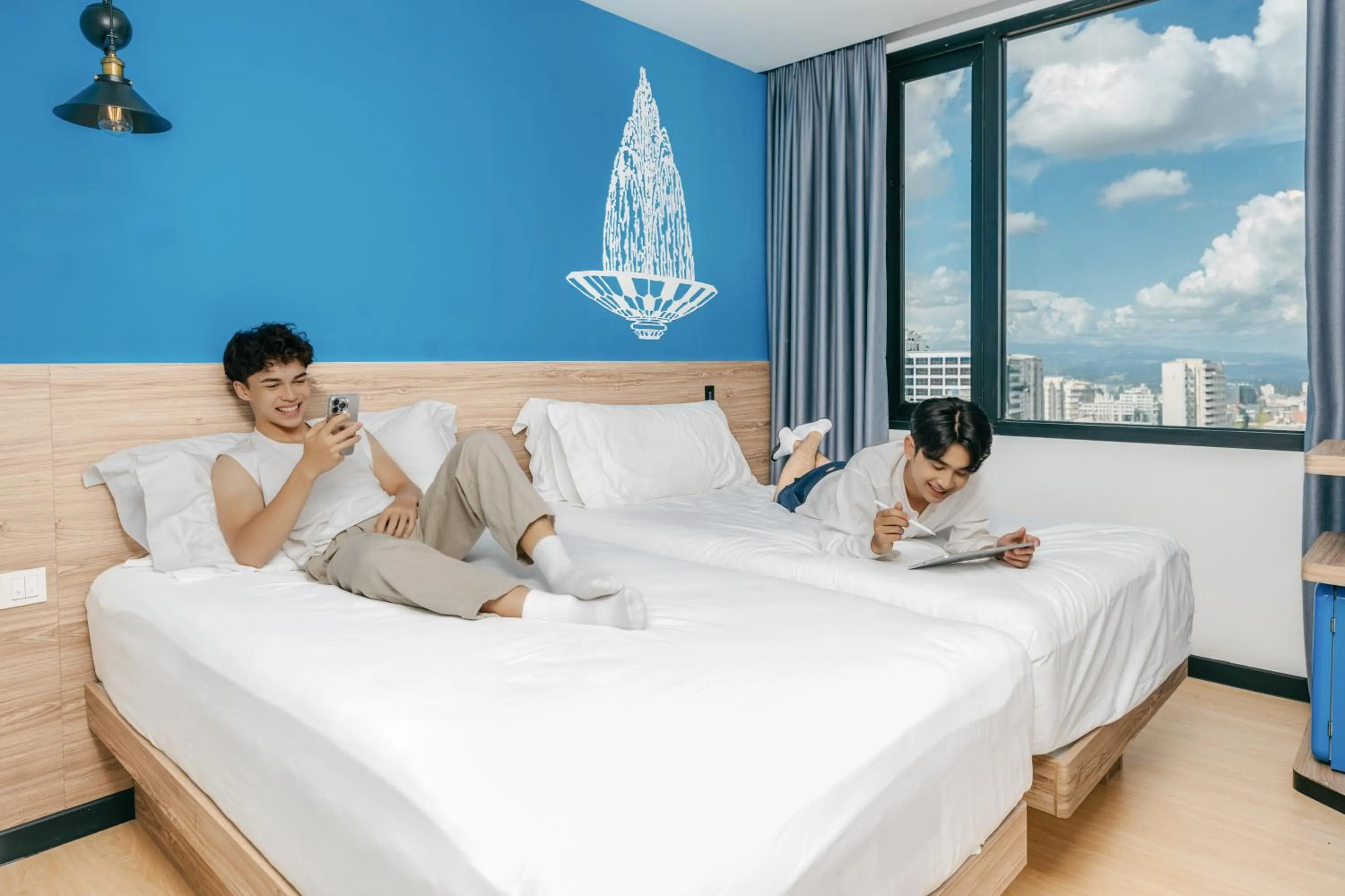 Bed in COSI Vientiane Nam Phu