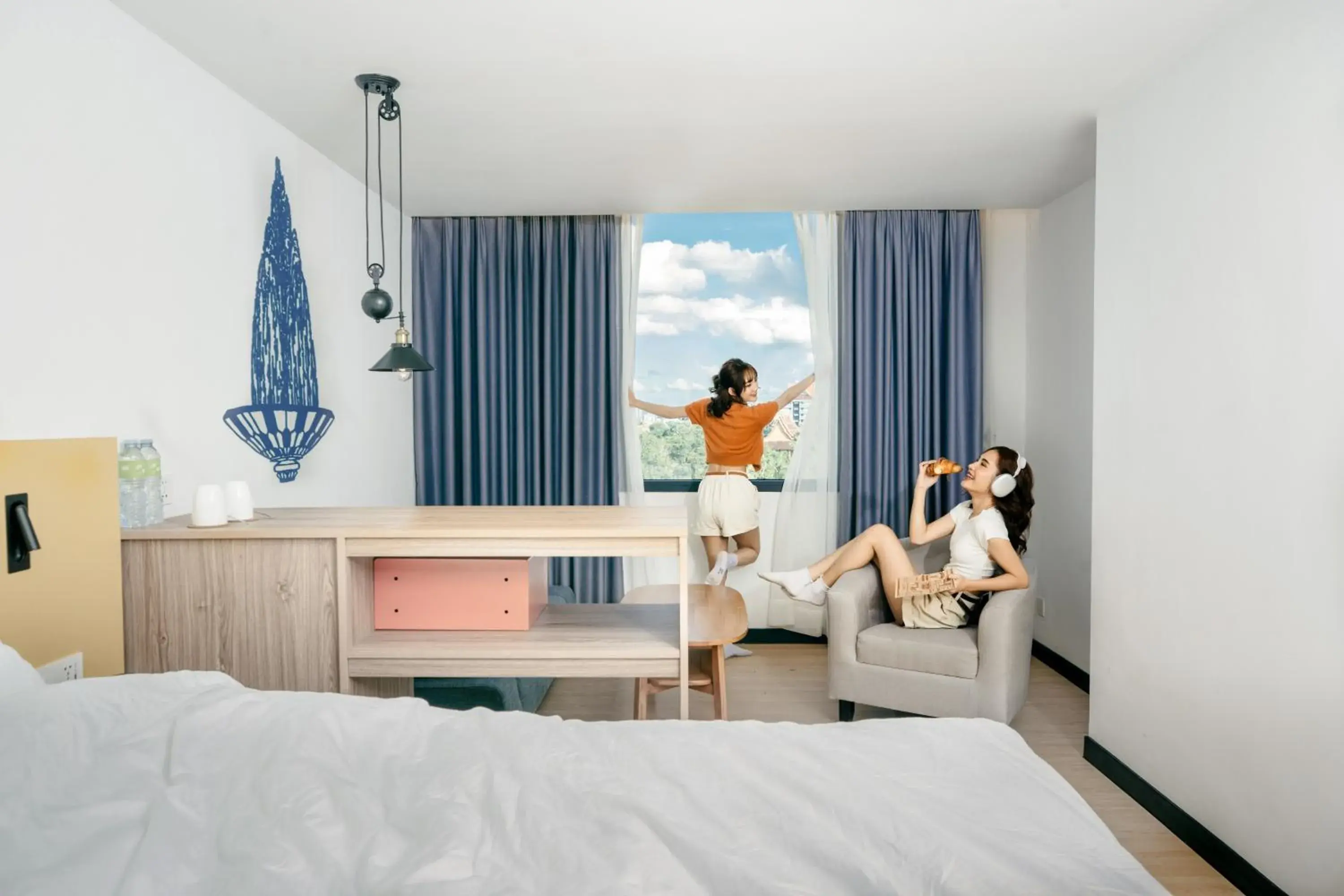 People, Bed in COSI Vientiane Nam Phu People, Bed in COSI Vientiane Nam Phu