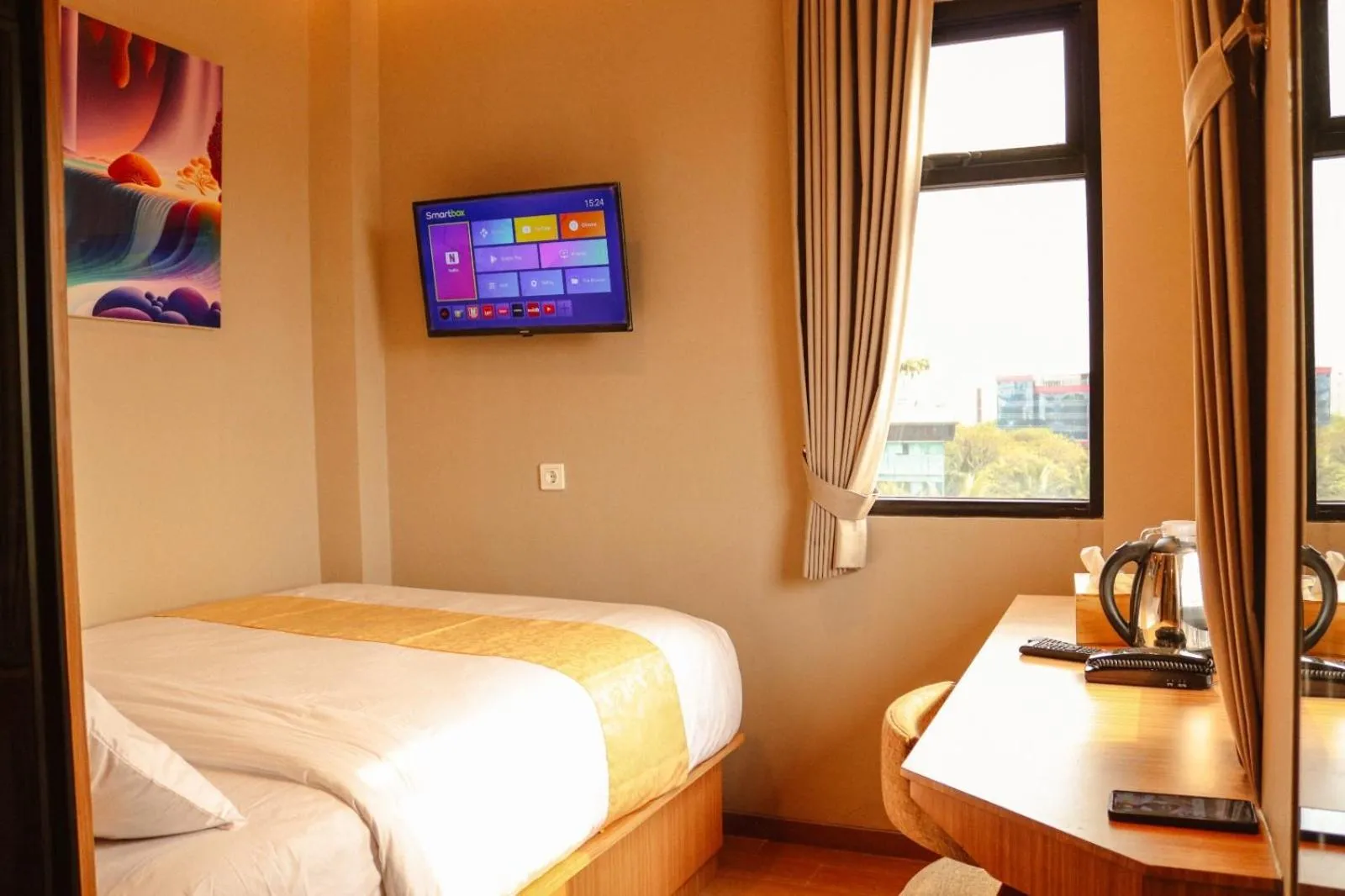 Bed in Grand Ametis Hotel Jakarta