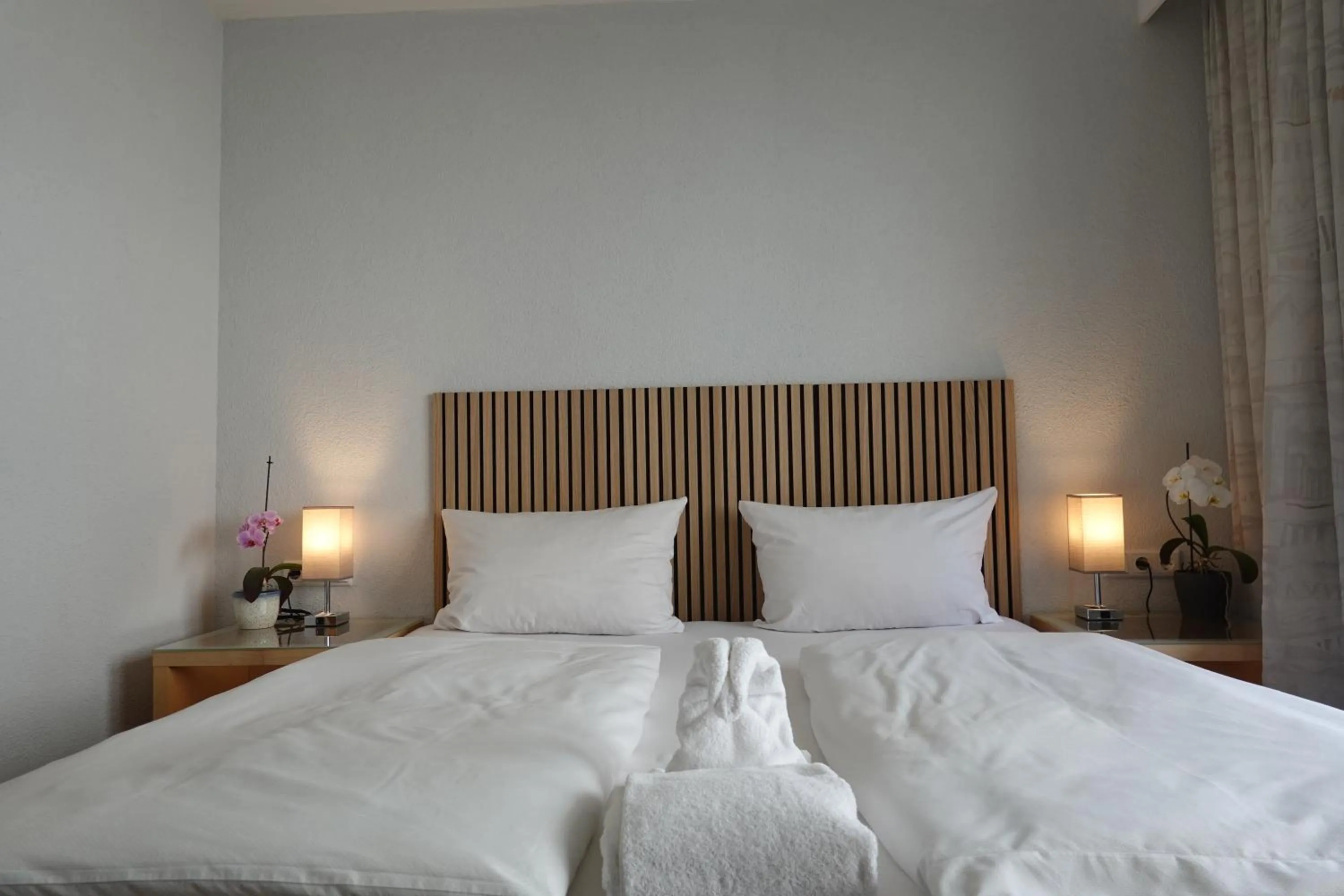 Bed in Hotel Birnbaum