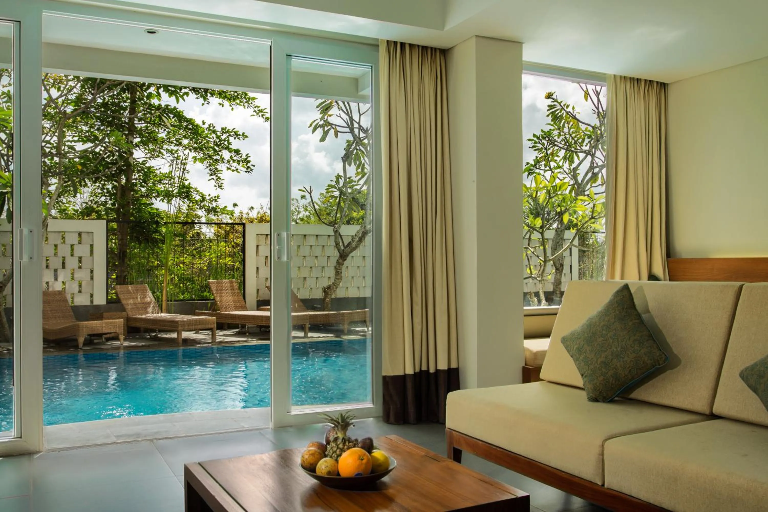 Pool view in Paragon Hotel Seminyak