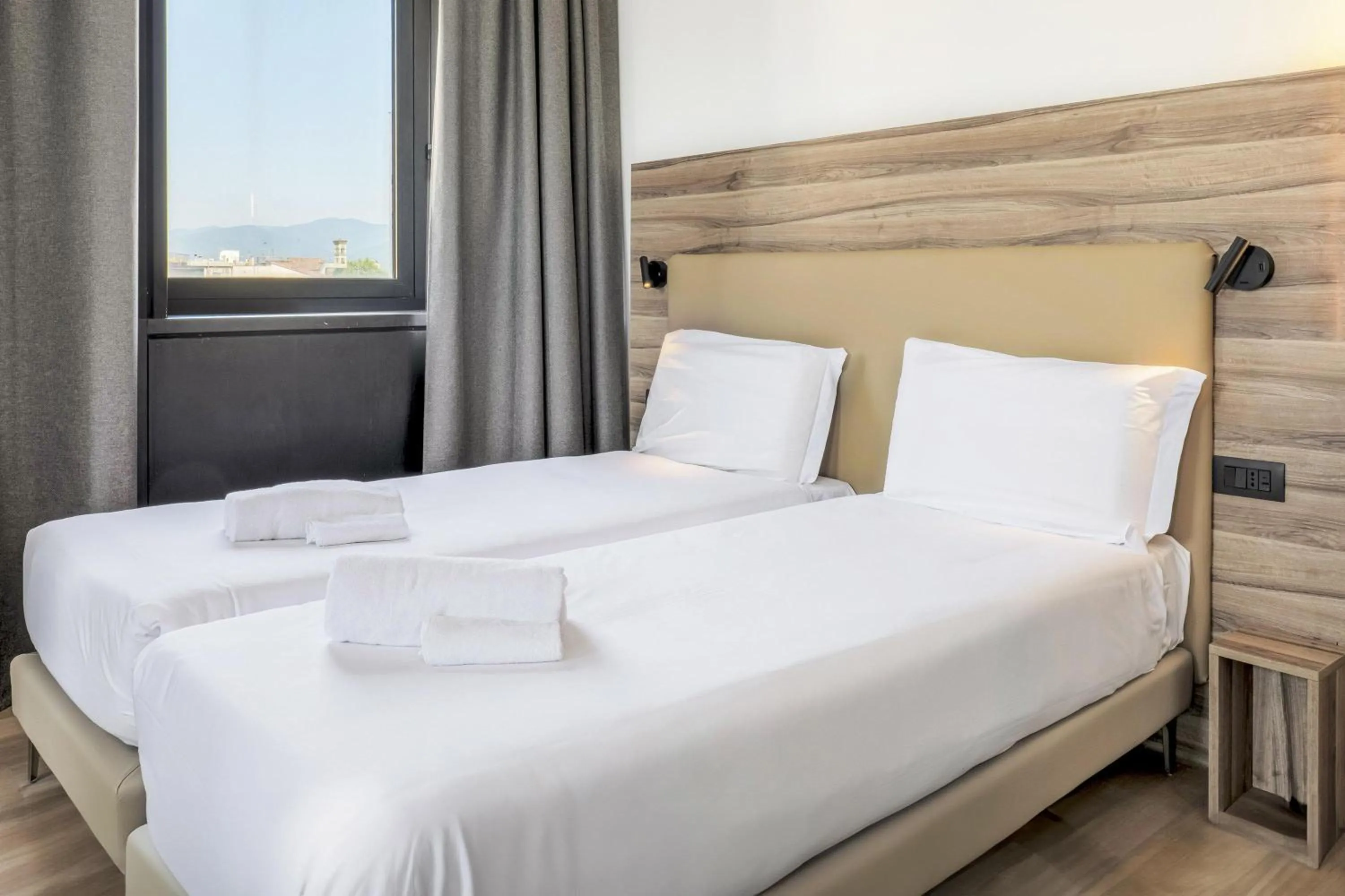 Photo of the whole room, Bed in B&B HOTEL Prato City Center